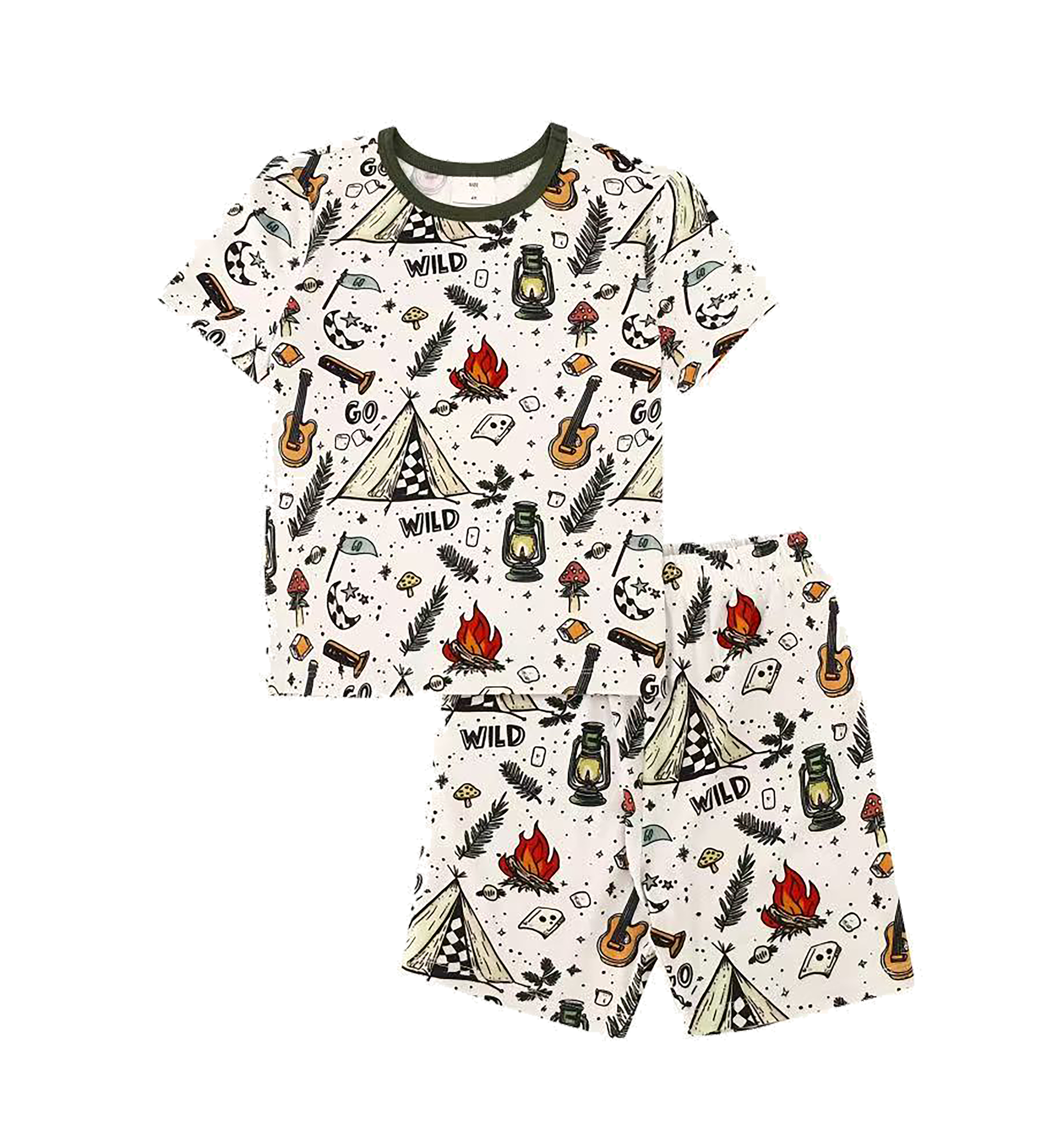 Kids Camping Pajama Set