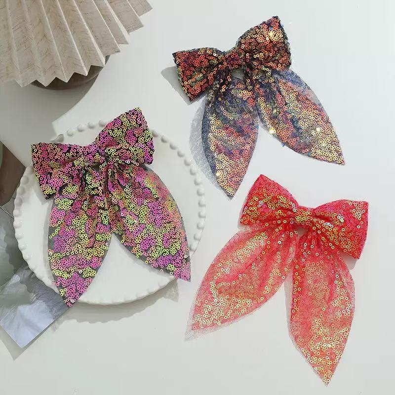 Sparkly Sequin Hair Bow