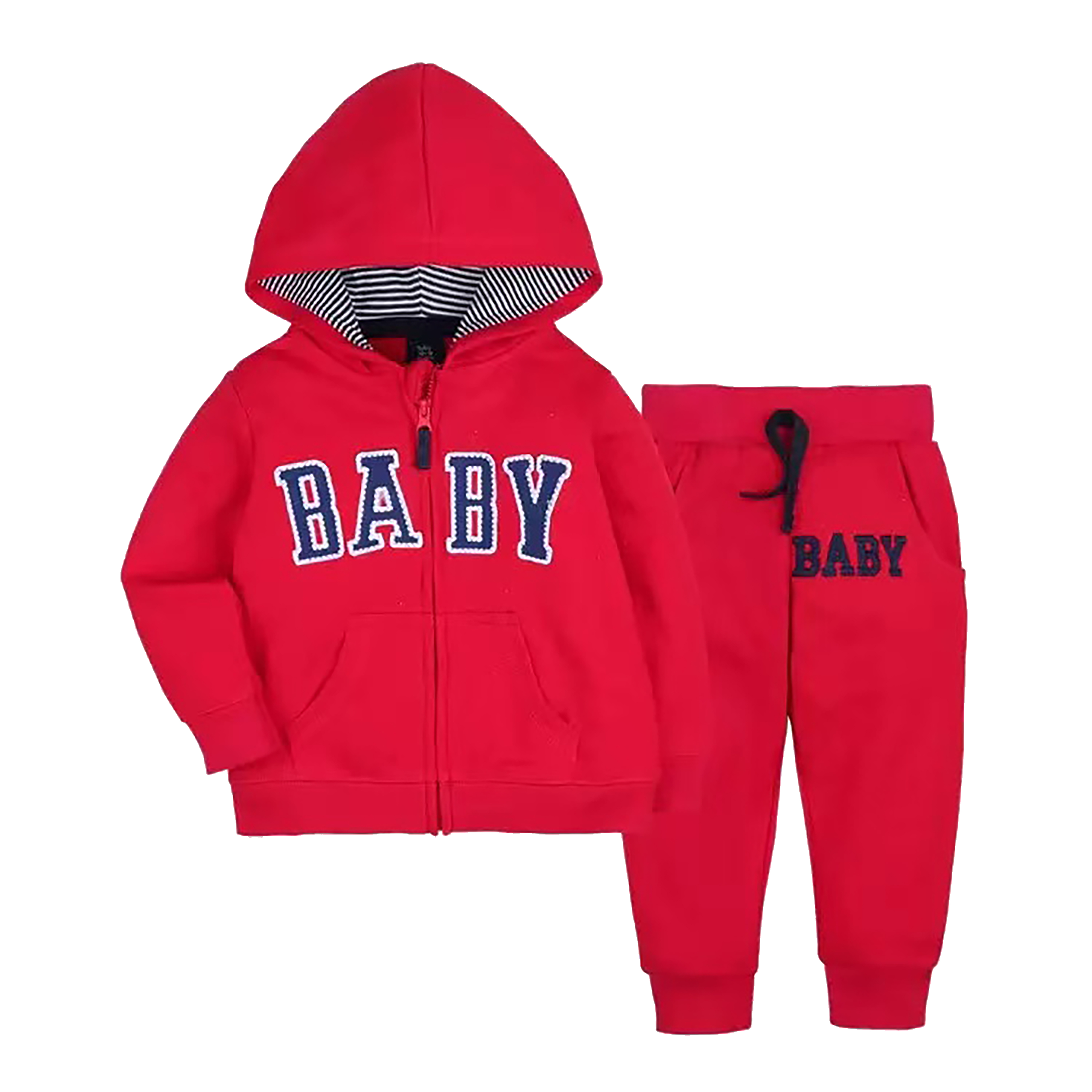 Red Baby Hoodie and Sweatpants Set