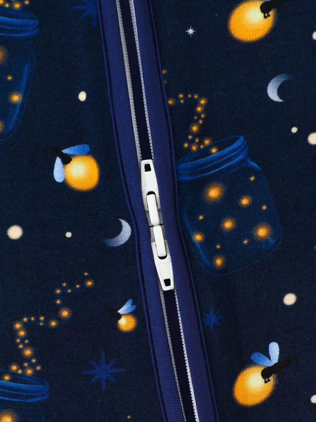 Kids Space-Themed Onesie Pajamas