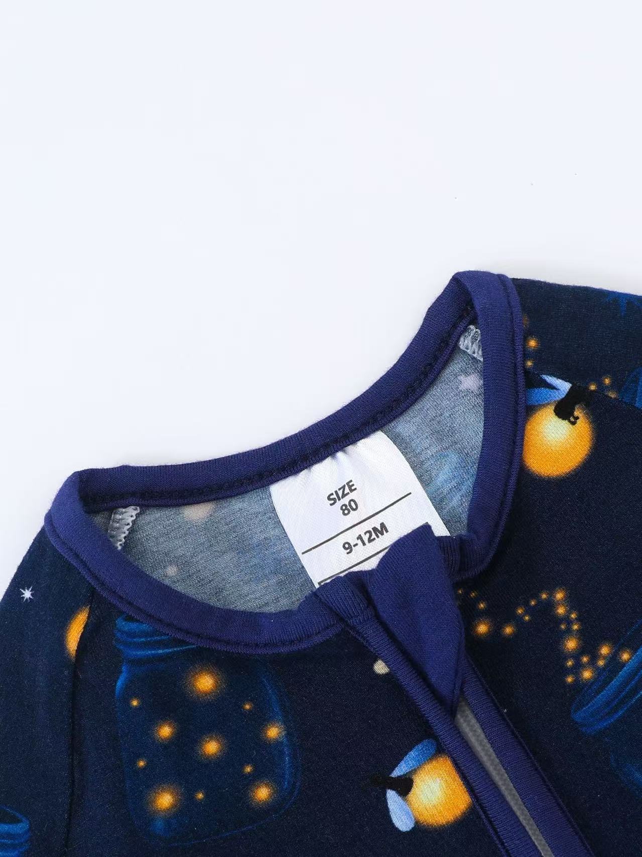Kids Space-Themed Onesie Pajamas