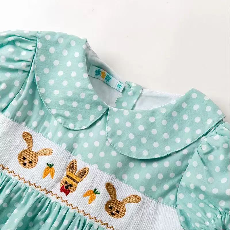 Girls' Polka Dot Bunny Dress