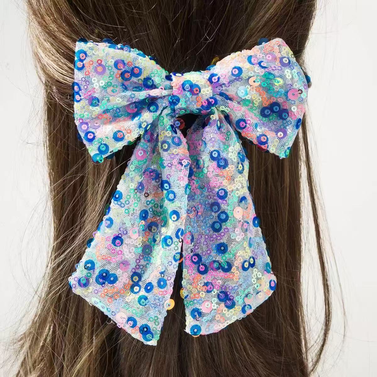 Sequin Hair Bow