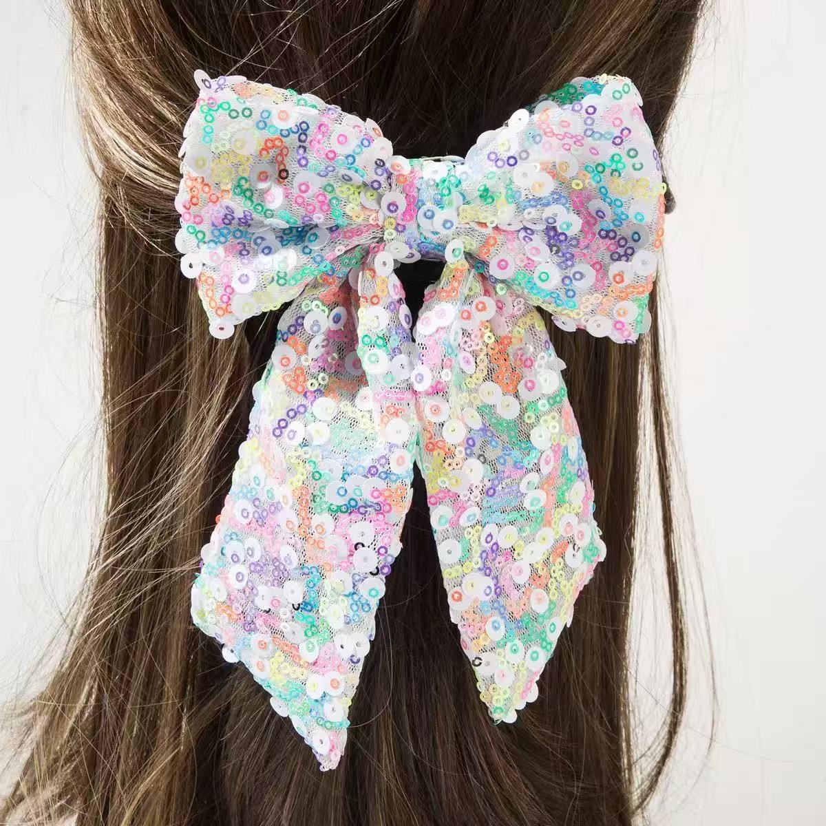 Sequin Hair Bow