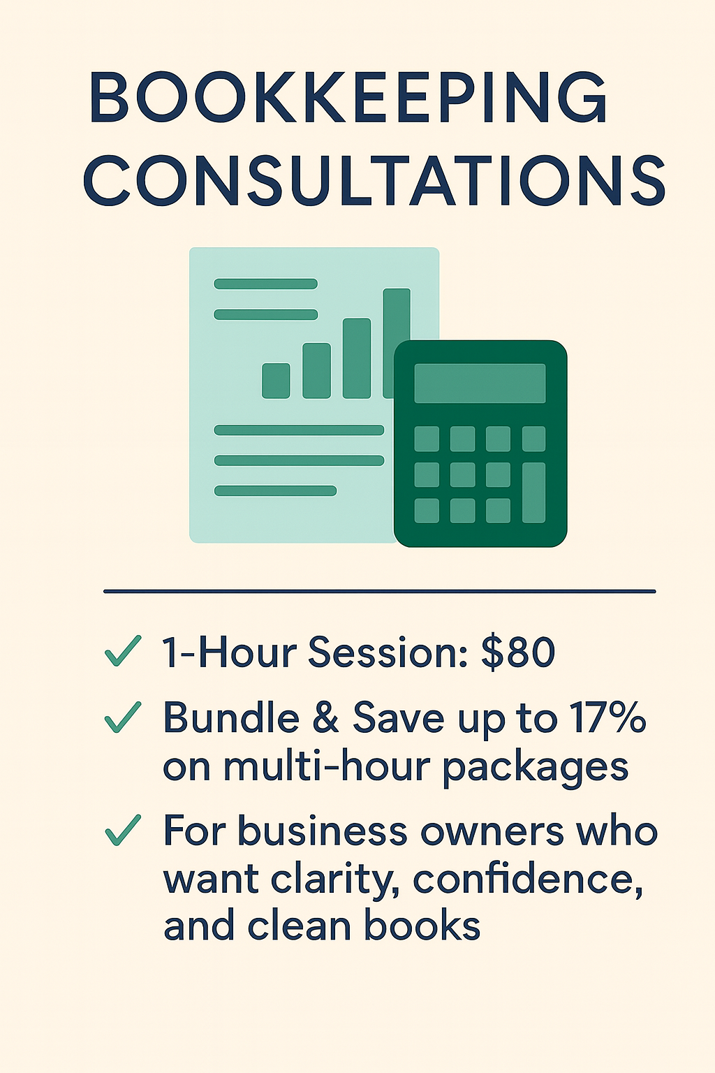 Bookkeeping Consultations (QBO Xero)