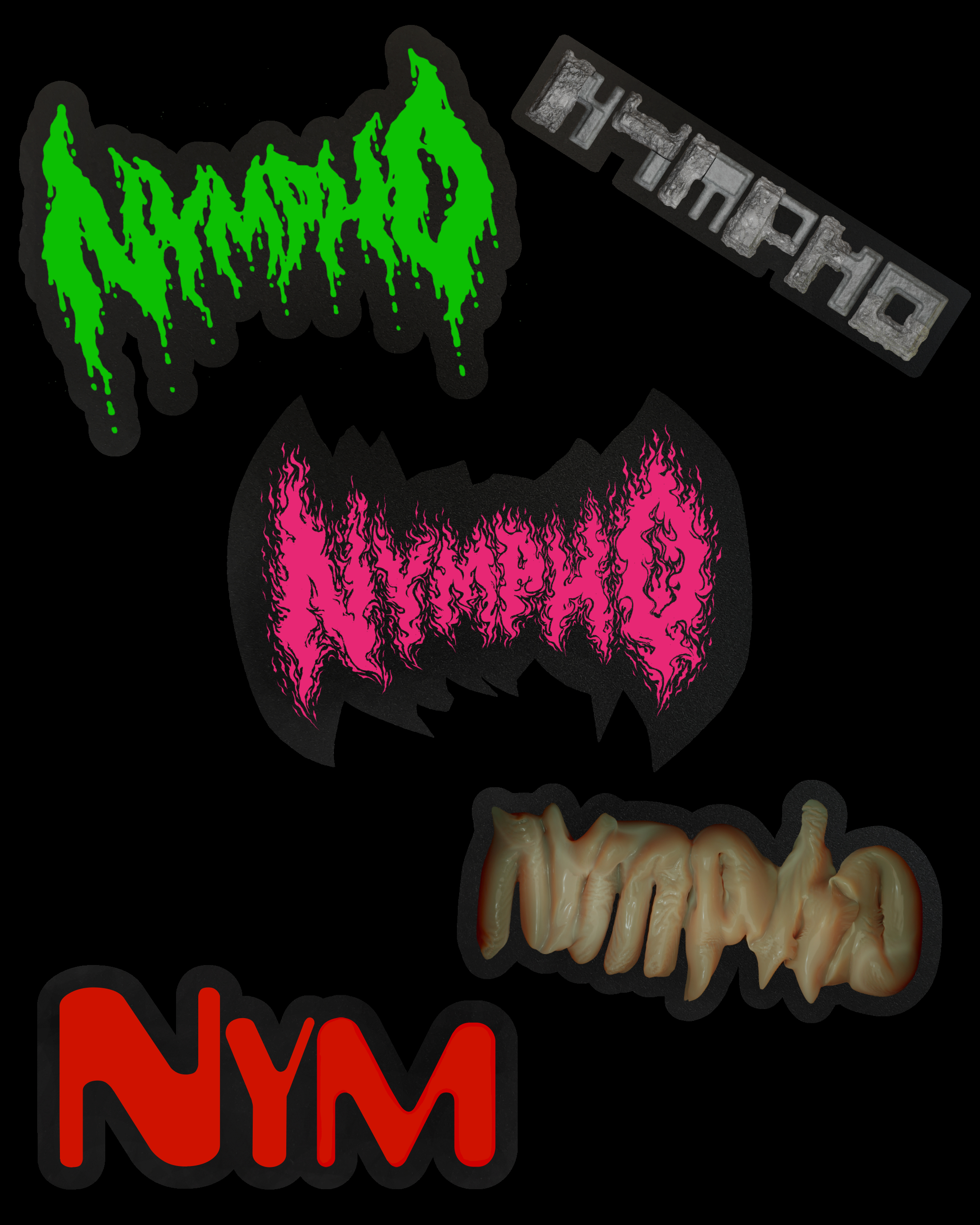 NYMPHO Sticker Pack