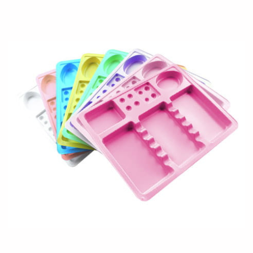 DISPOSABLE DENTAL TRAYS VARIOUS COLORS 100 PIECES