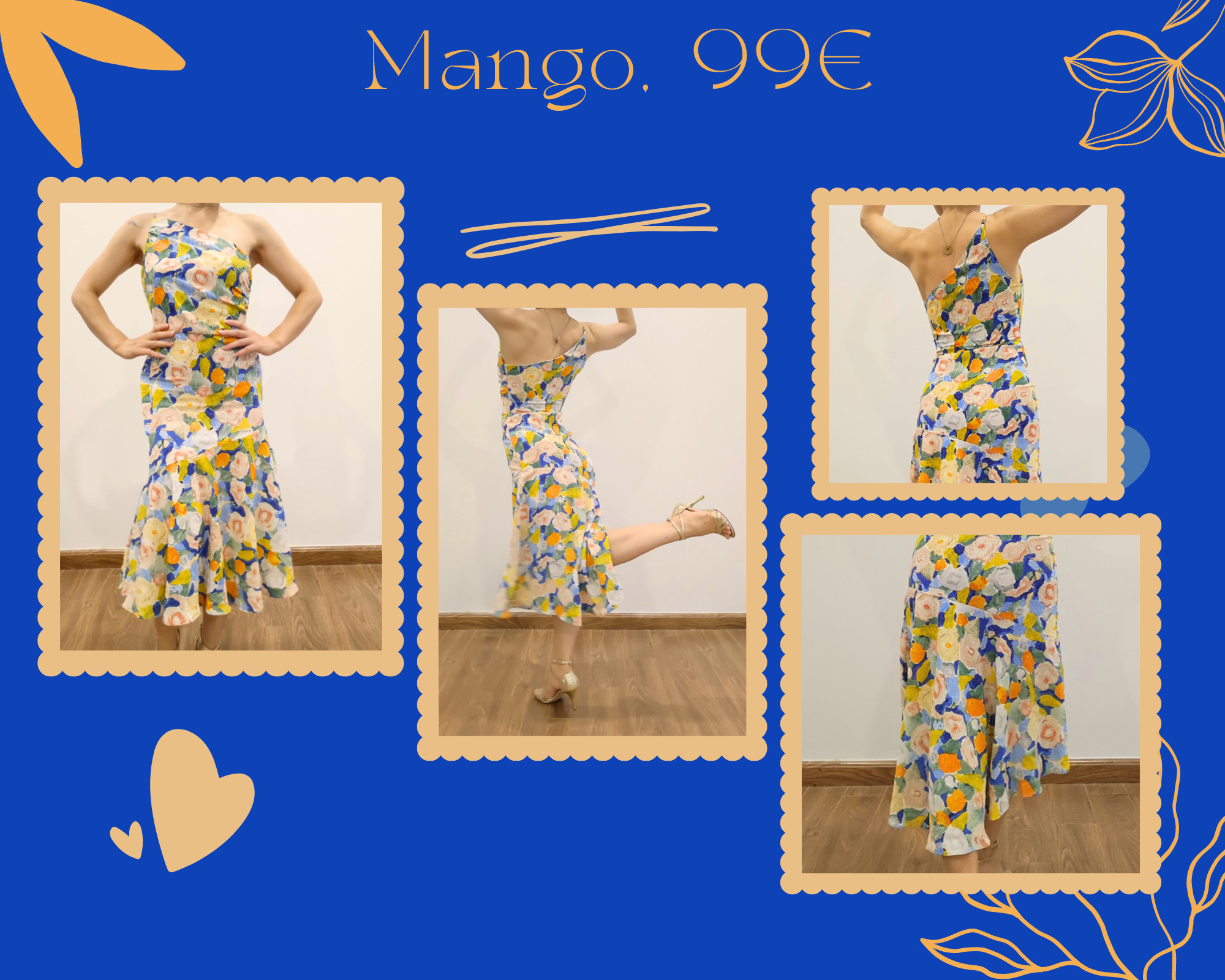 Vestido de tango "Mango"