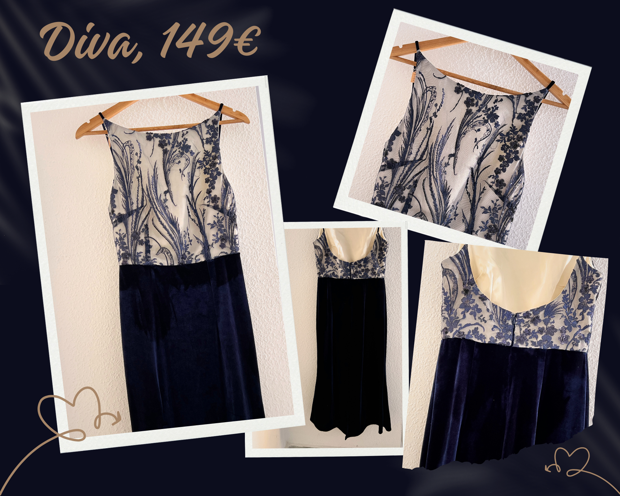 Vestido de tango "Diva"