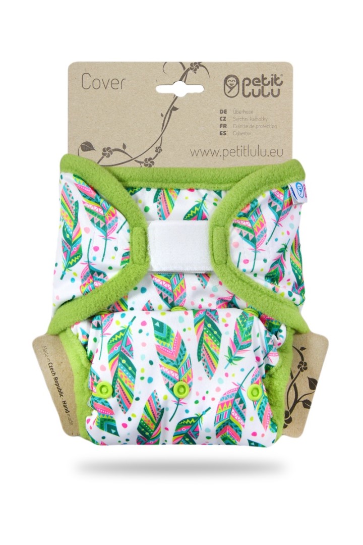 Cover con alette + bordo in pile - velcro - Petit Lulu