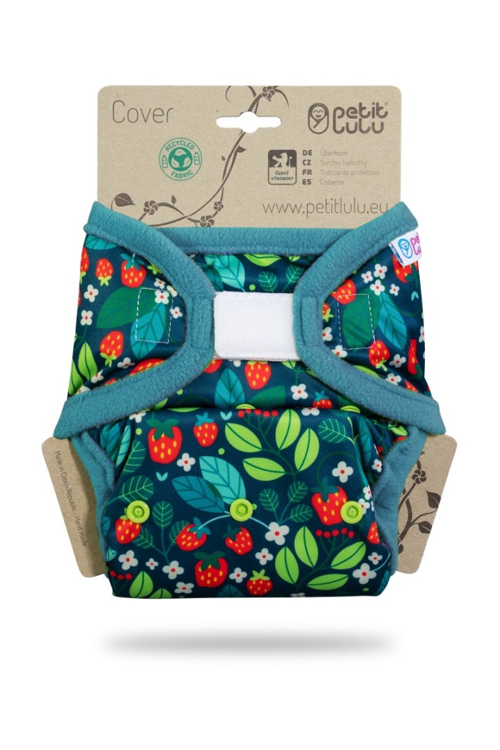 Cover con alette + bordo in pile - velcro - Petit Lulu
