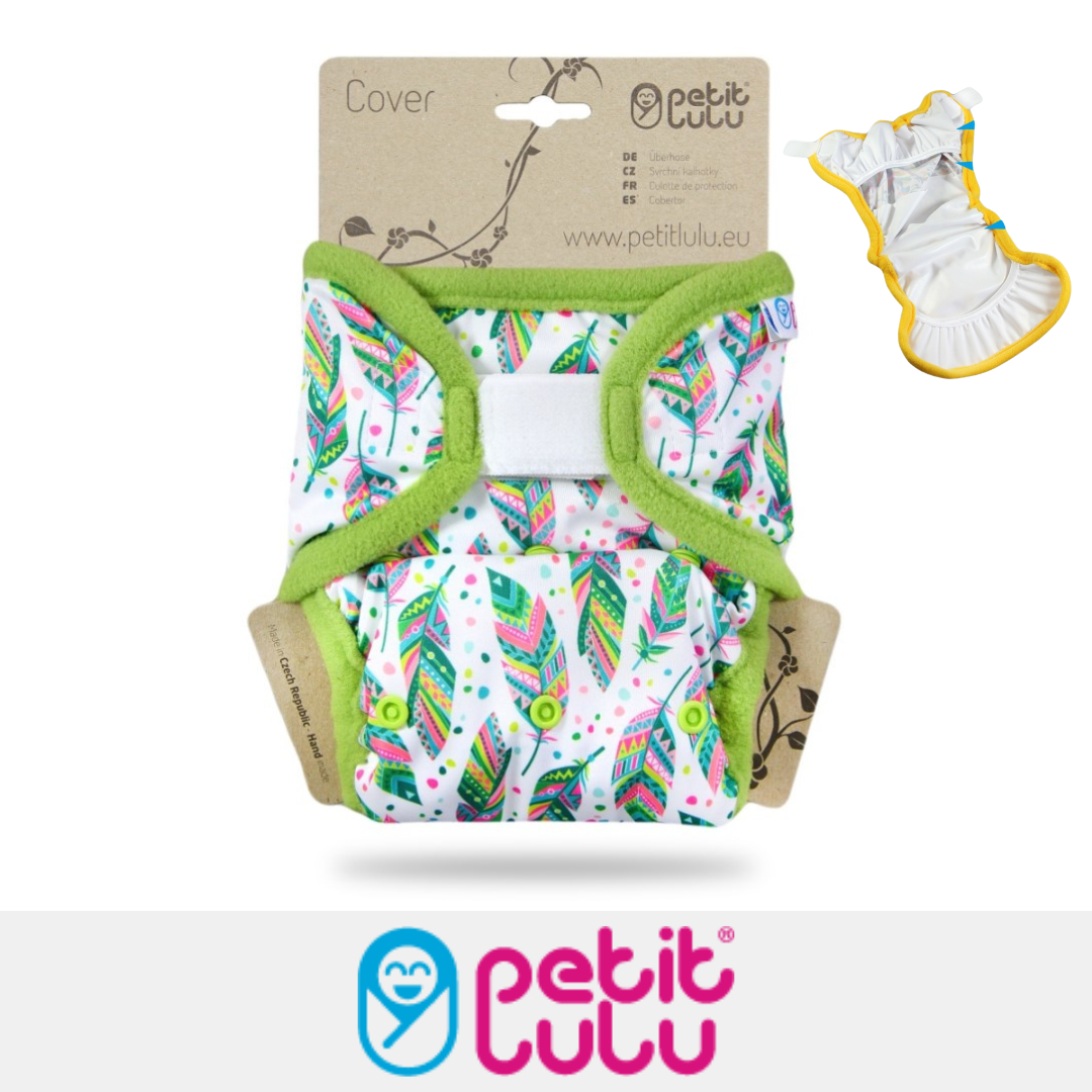 Cover con alette + bordo in pile - velcro - Petit Lulu