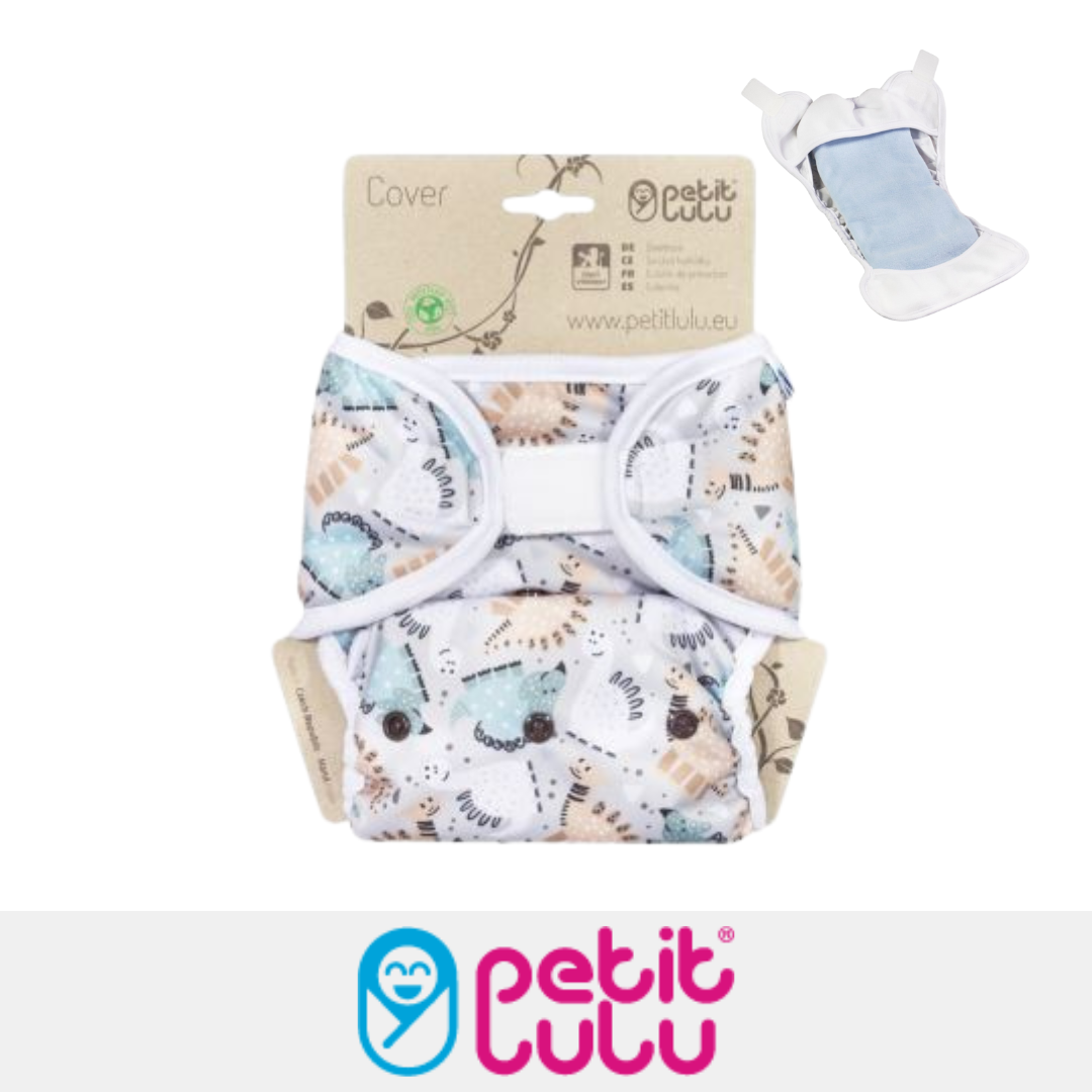 Cover con alette in pile / velcro - Petit Lulu