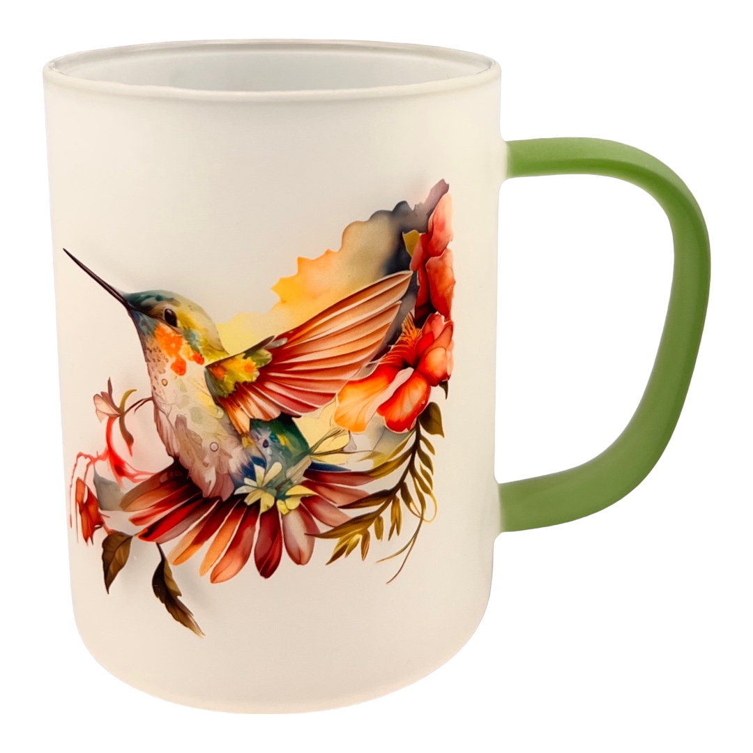 Frosted Glass Camper Mug