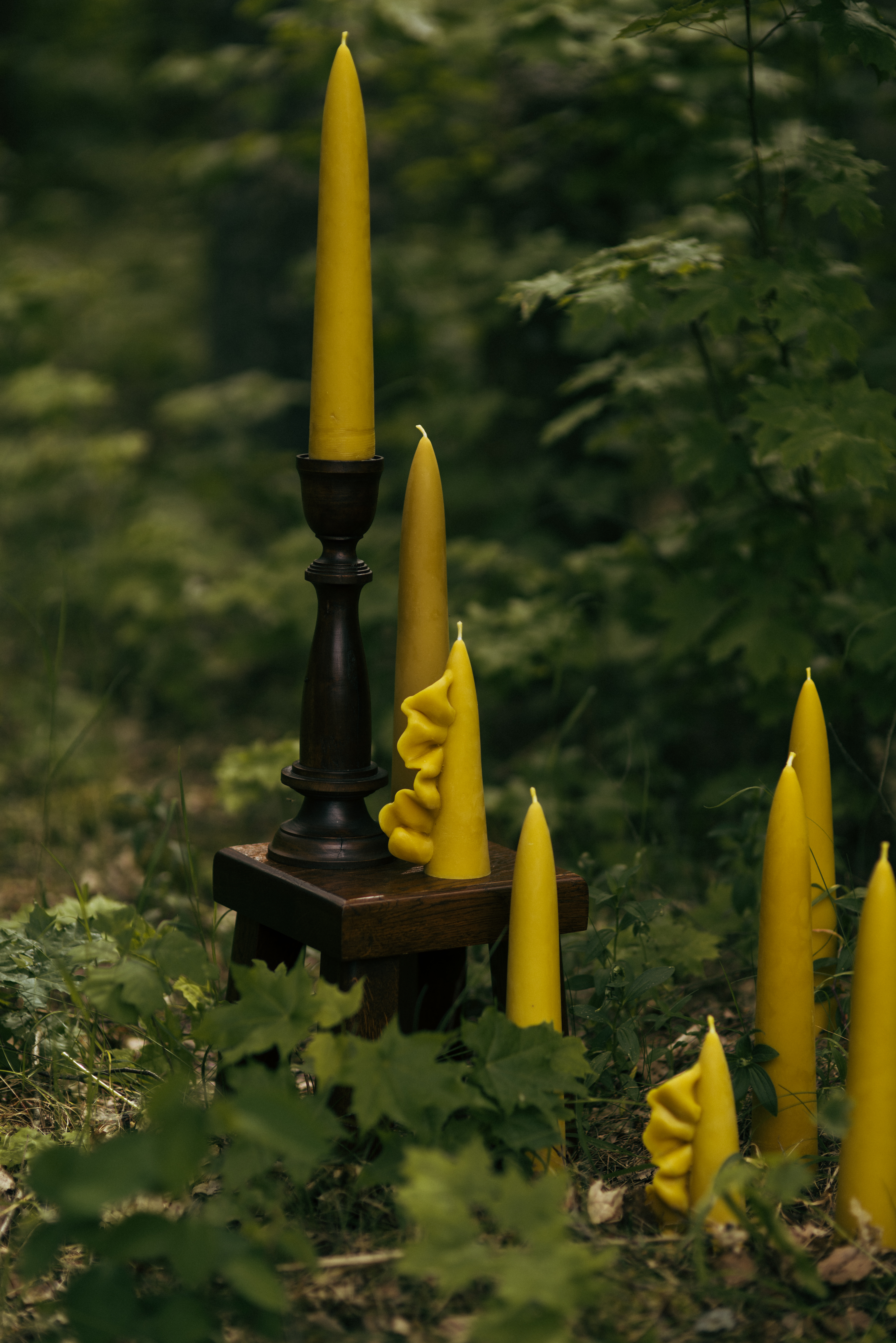 TALL CANDLE "CARROT"