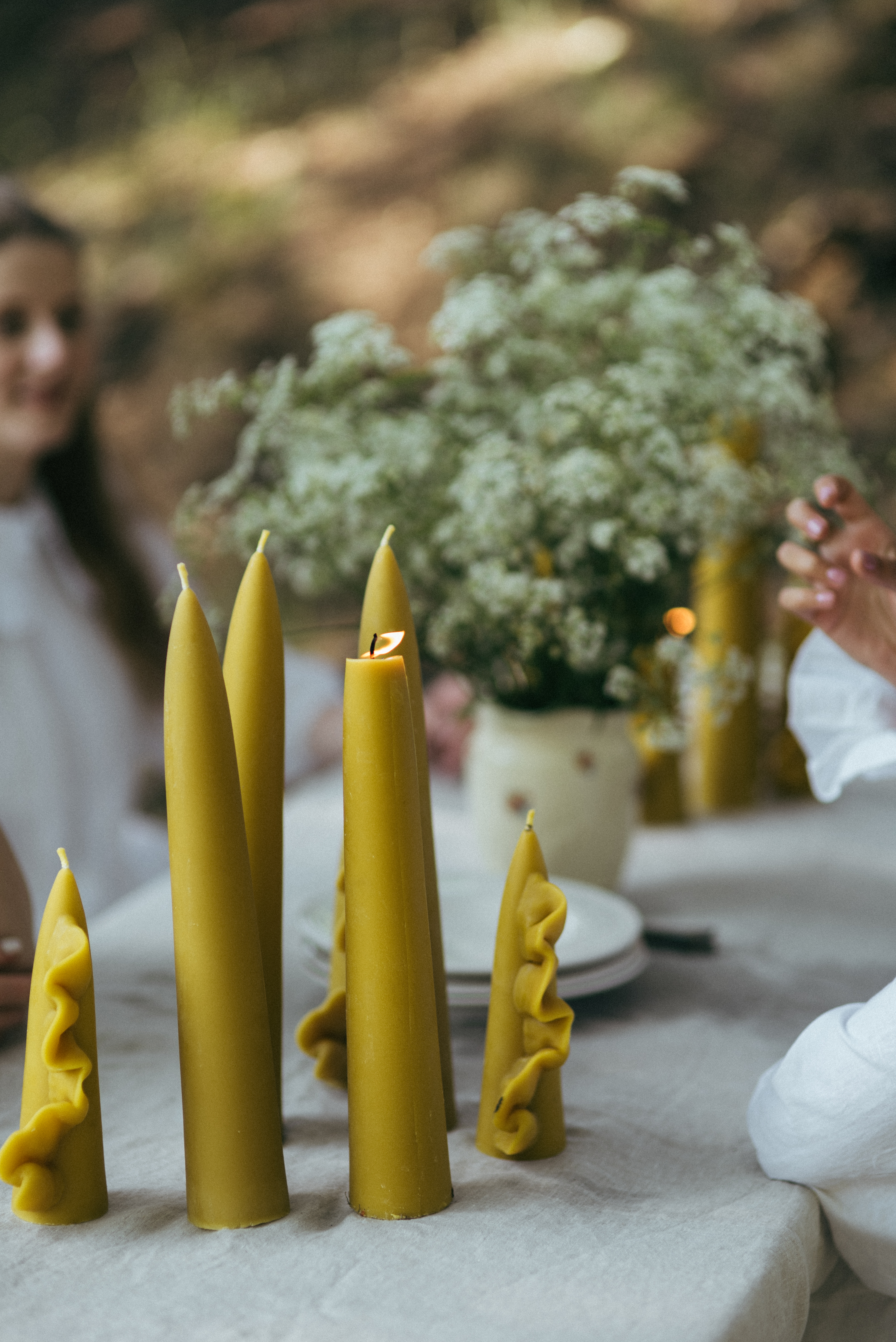 TALL CANDLE "CARROT"