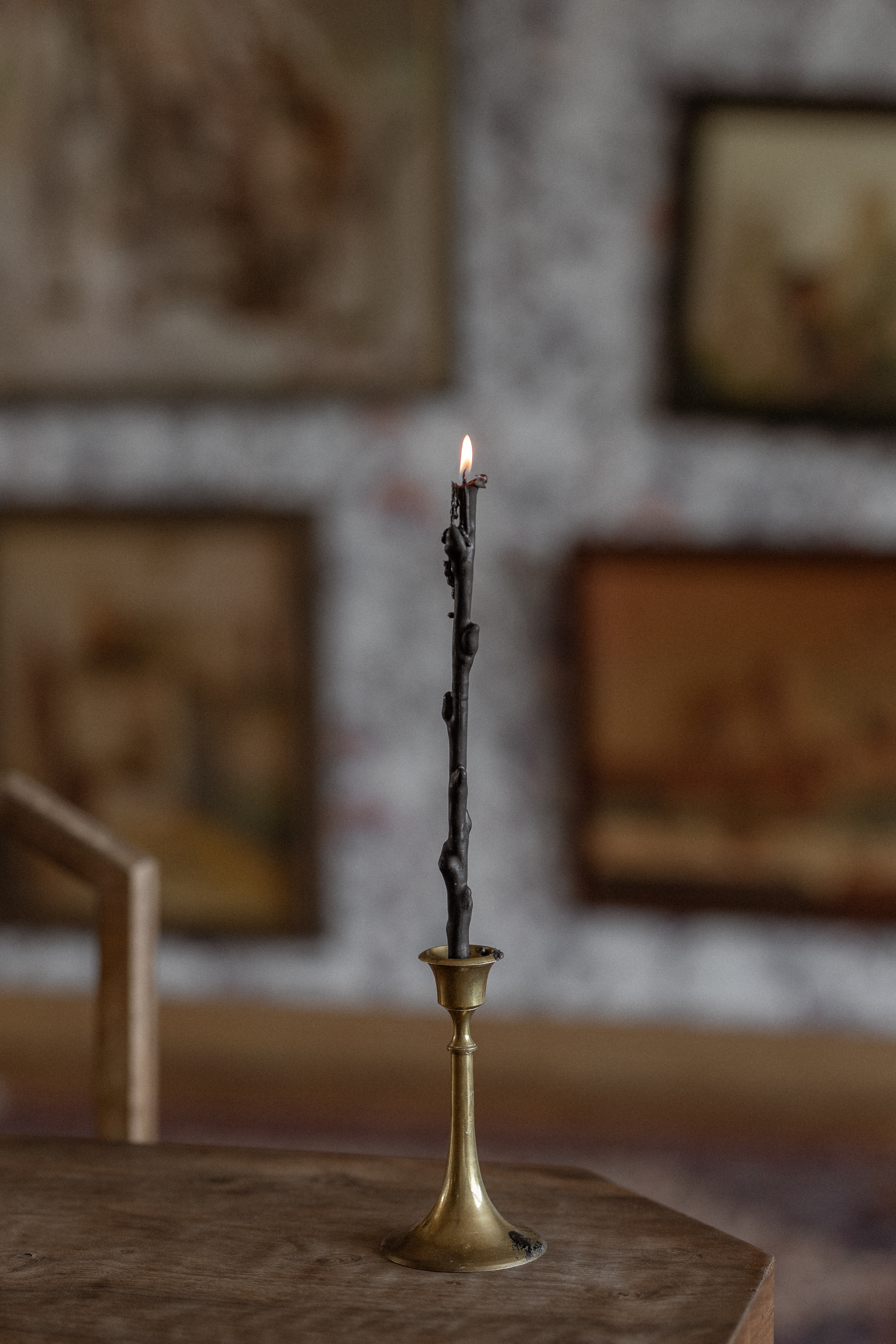 CANDLE "BUDLINGS" IN BLACK