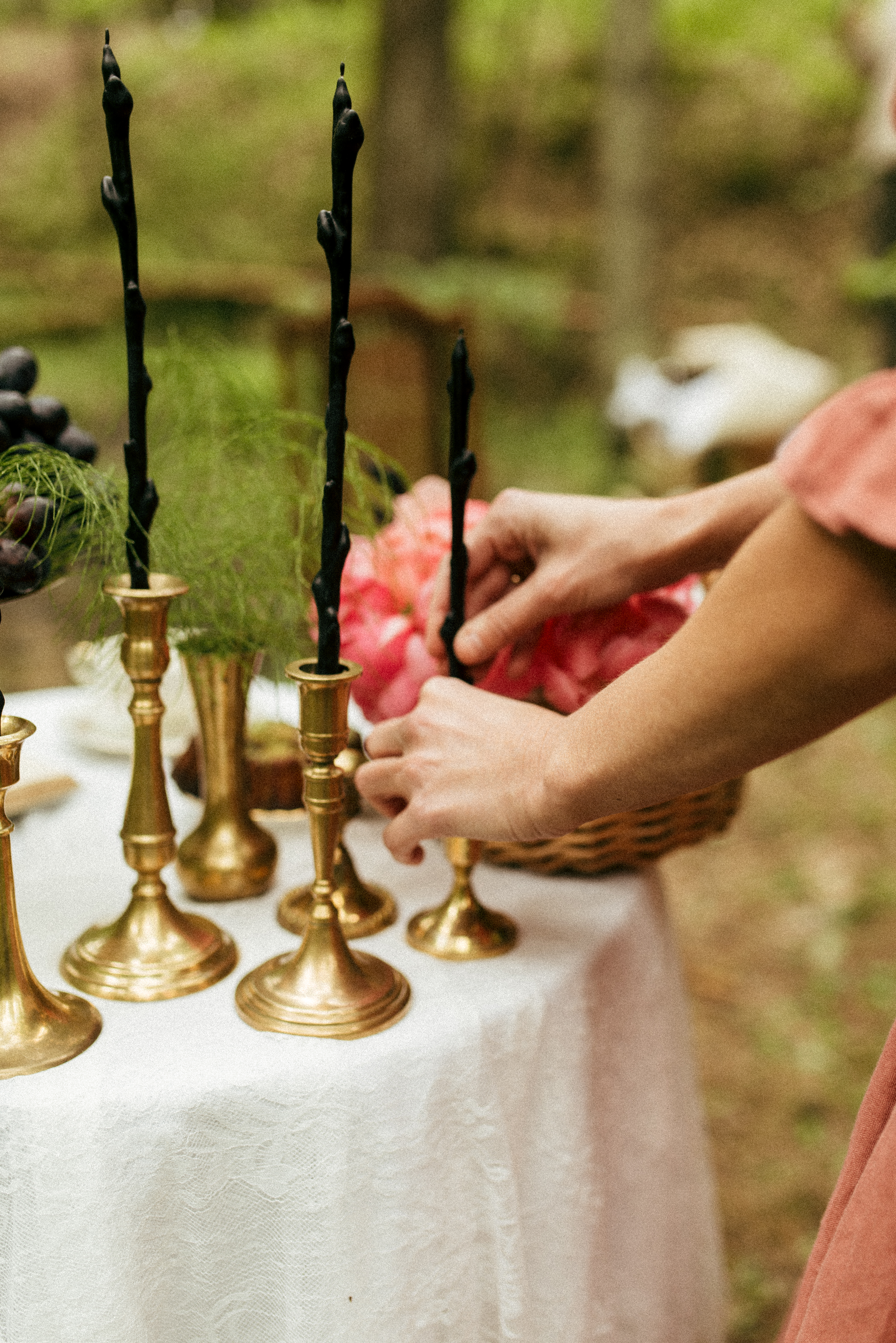 CANDLE "BUDLINGS" IN BLACK