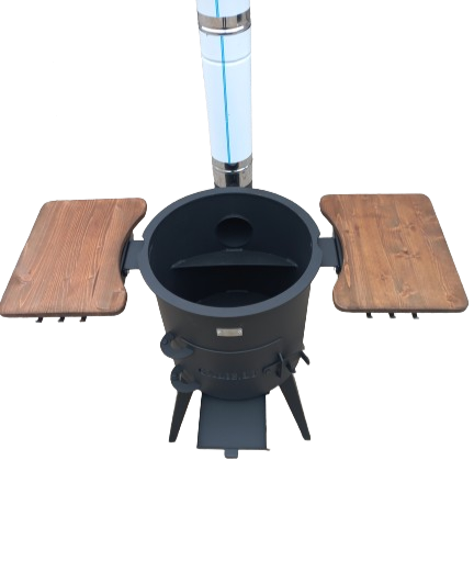 Kazano krosnelė 16-22 L su staliukais