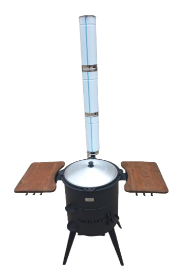 Staliukas kazano krosnelei su kabyklele