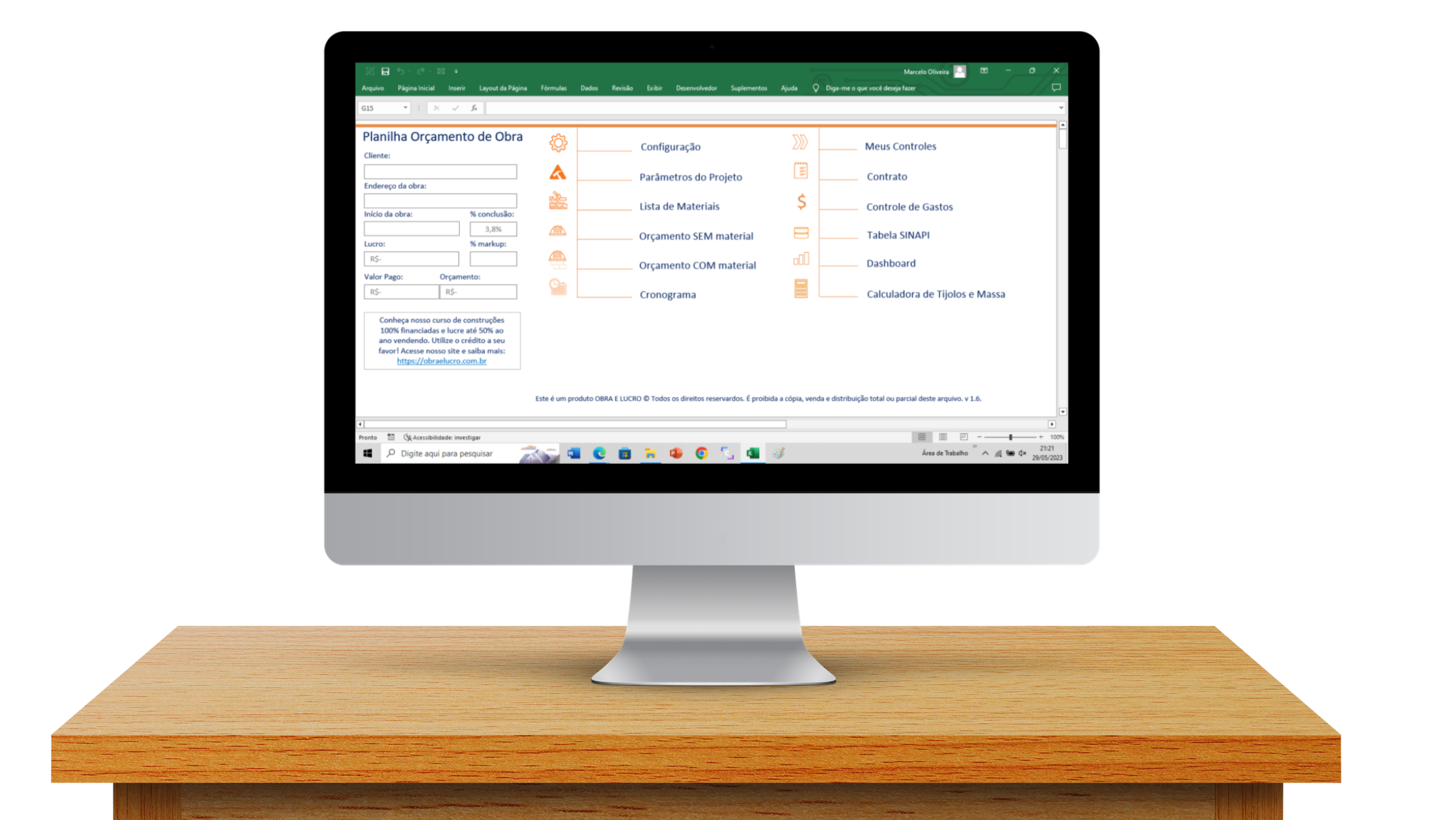 Planilha Orçamento de Obra