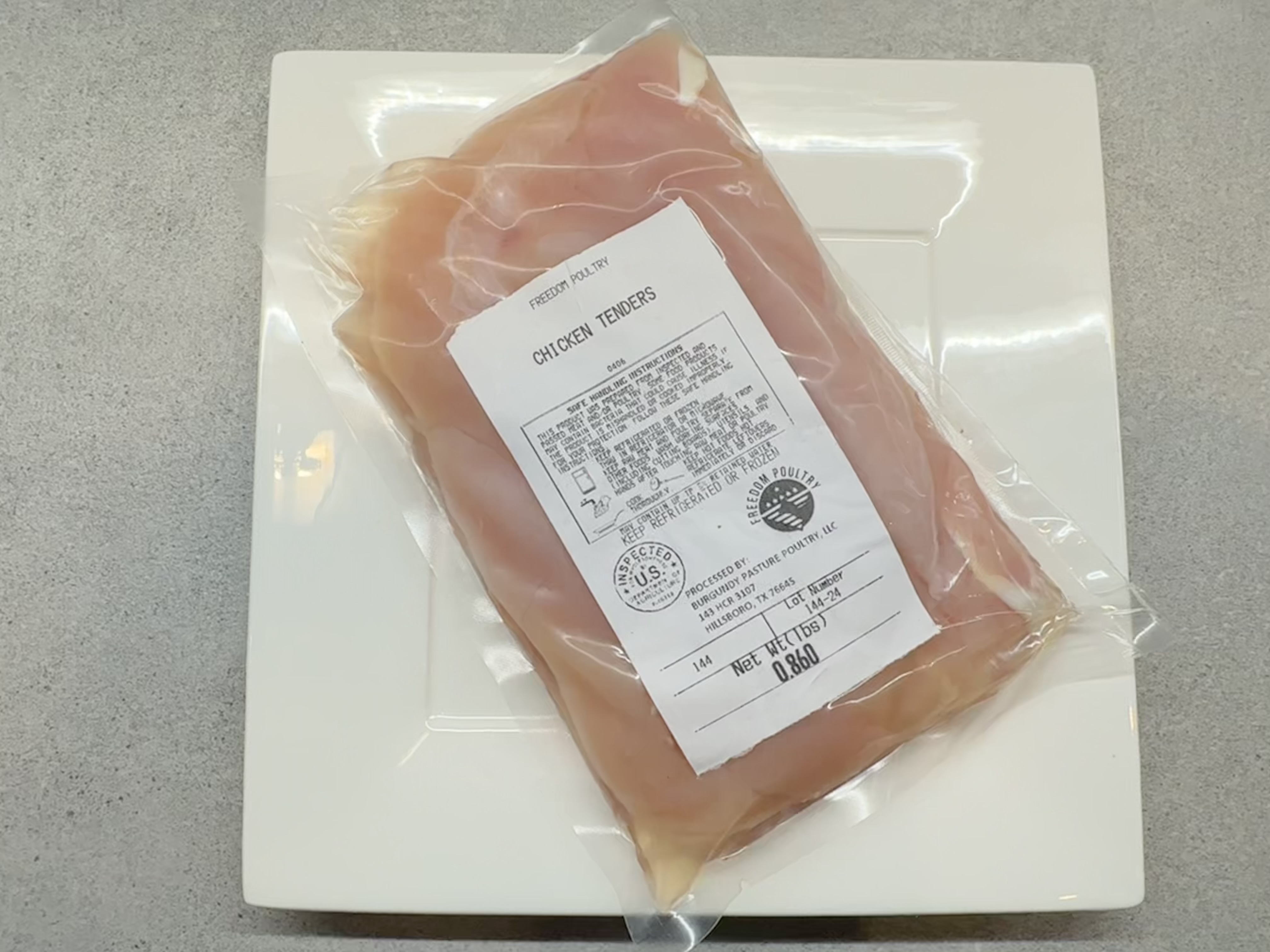 Chicken Tenders - Approximately 6 per package (between 0.75-1lb)