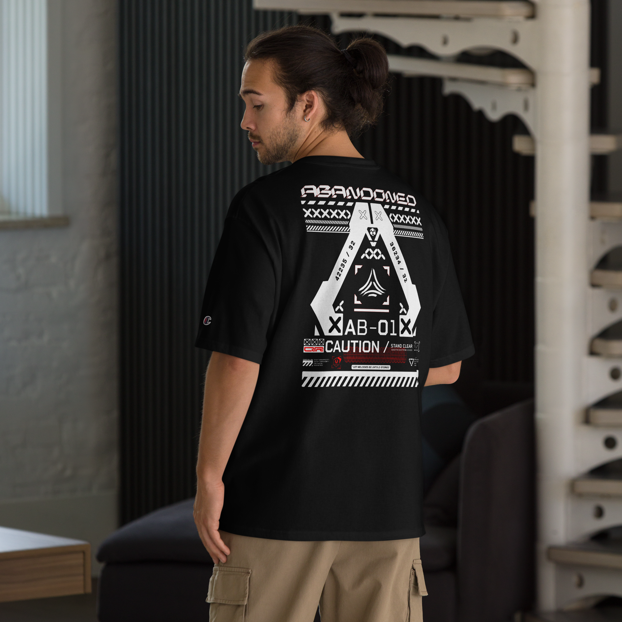 Abandoned "Cyber-Tech" Graphic T-Shirt [LIMITED EDITION]