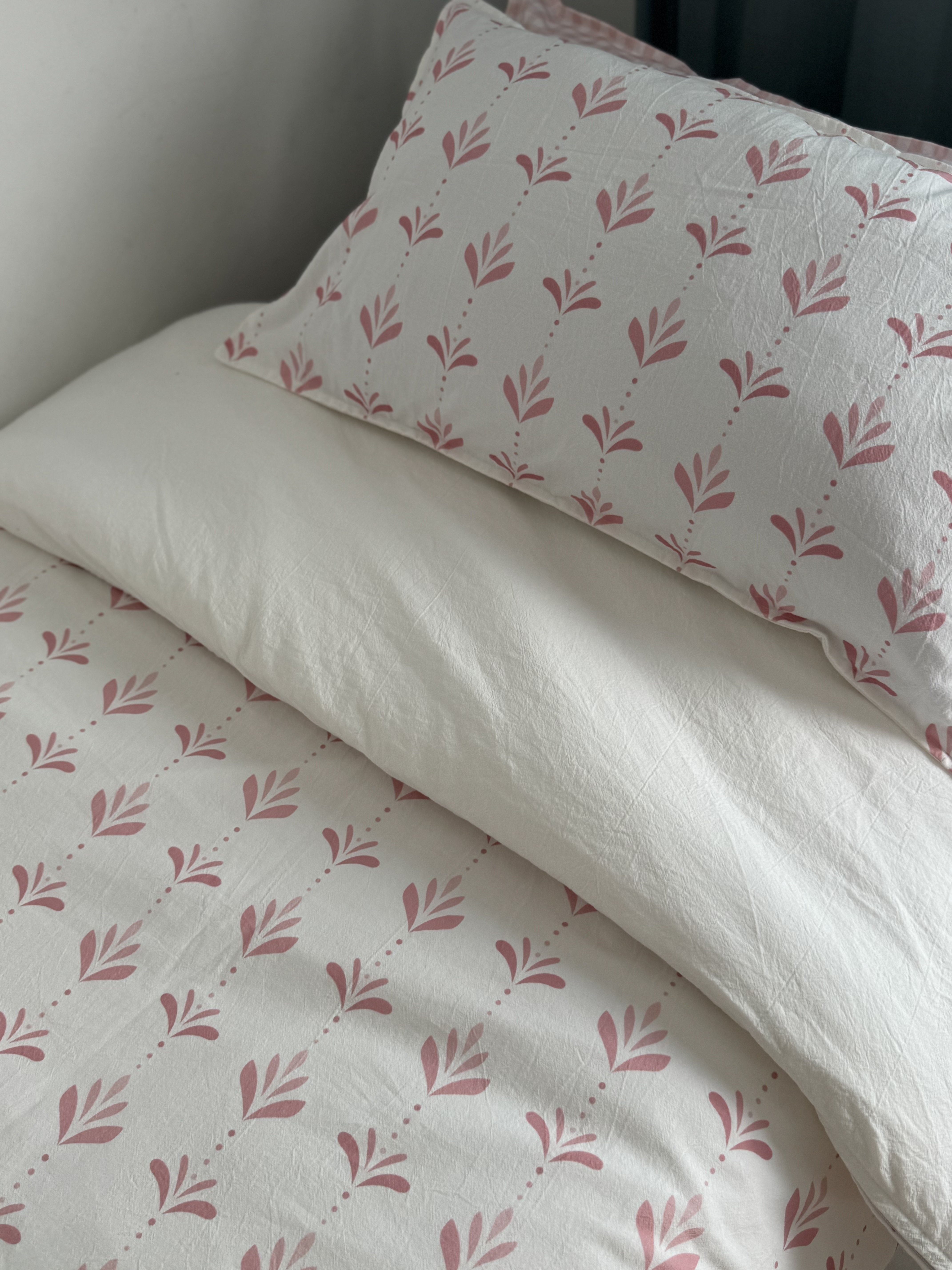 Acolchado rayado y liso // Estampado y liso