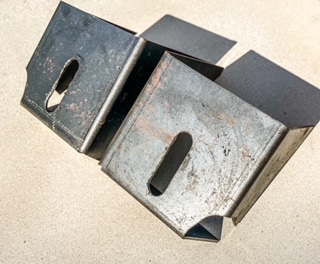 Weld-on Chassis Engine Mounting Brackets Def 90 110 V8