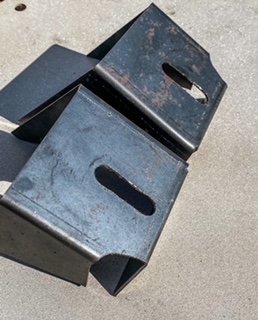 Weld-on Chassis Engine Mounting Brackets Def 90 110 V8