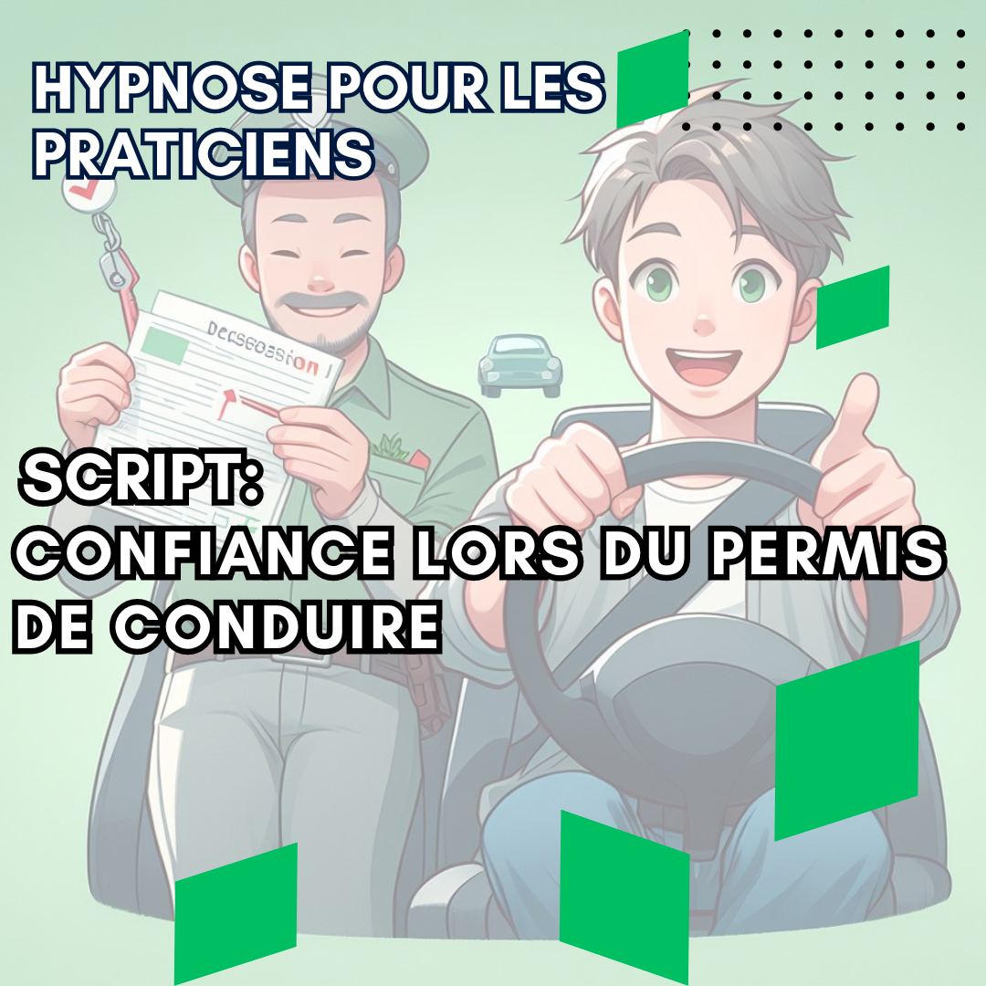 Script hypnose - confiance lors de l'épreuve pratique du permis de conduire