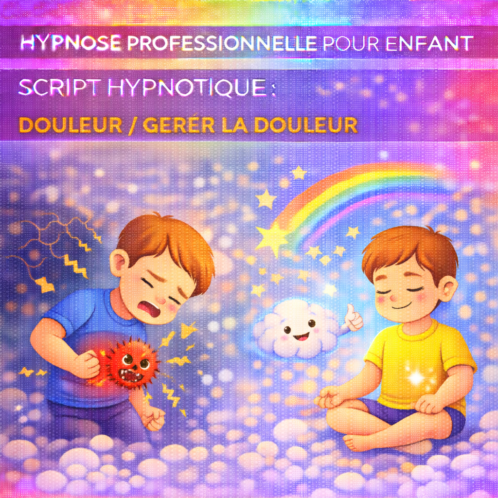 Script hypnotique enfant - manager la douleur