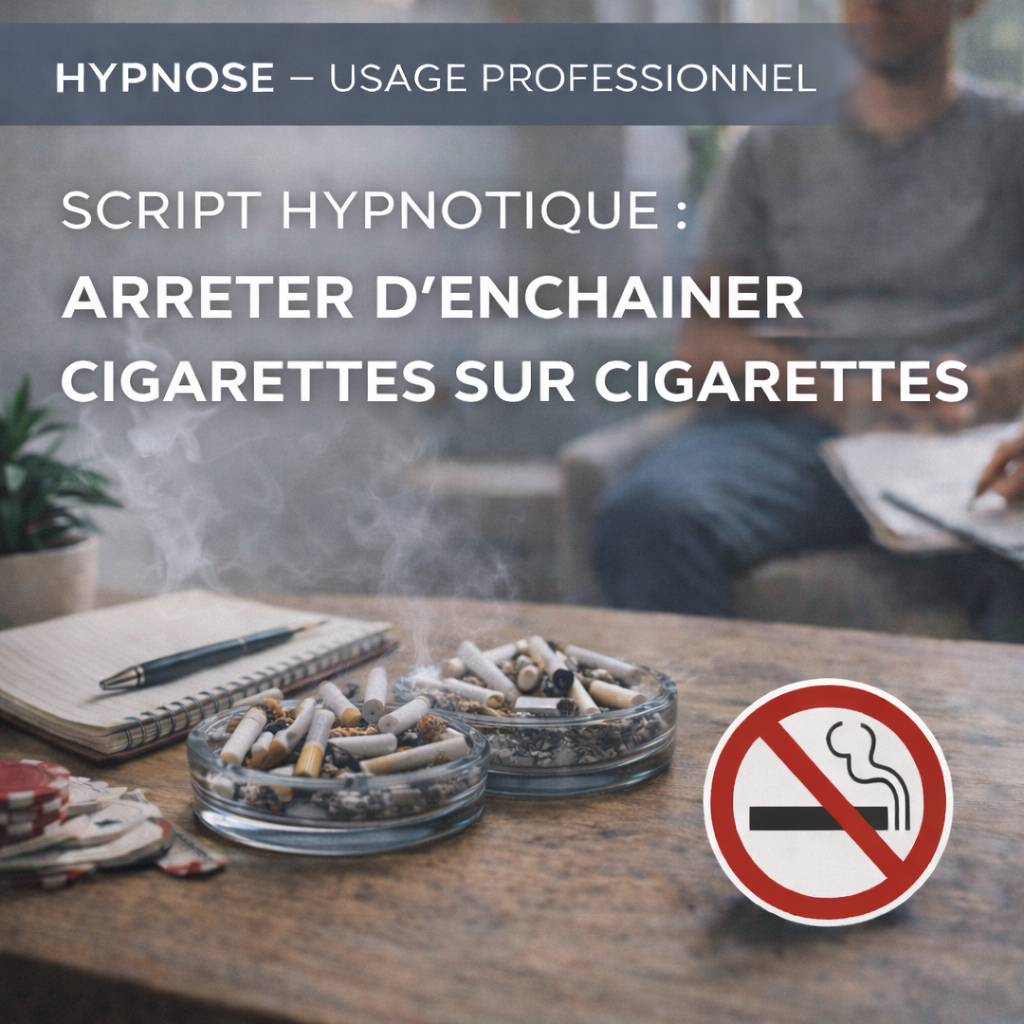 Script hypnotique - arrêter d’enchainer cigarettes sur cigarettes