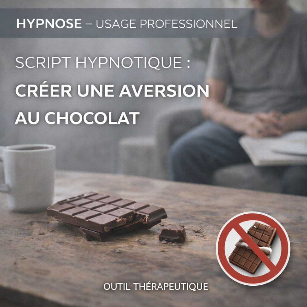 Script hypnotique - créer une aversion au chocolat