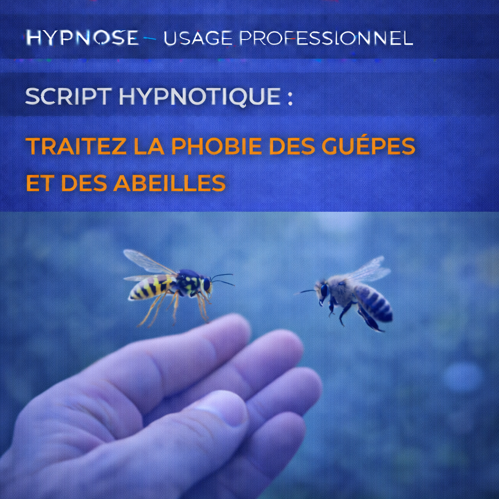 Script Hypnose - traitez la phobie des guêpes et des abeilles