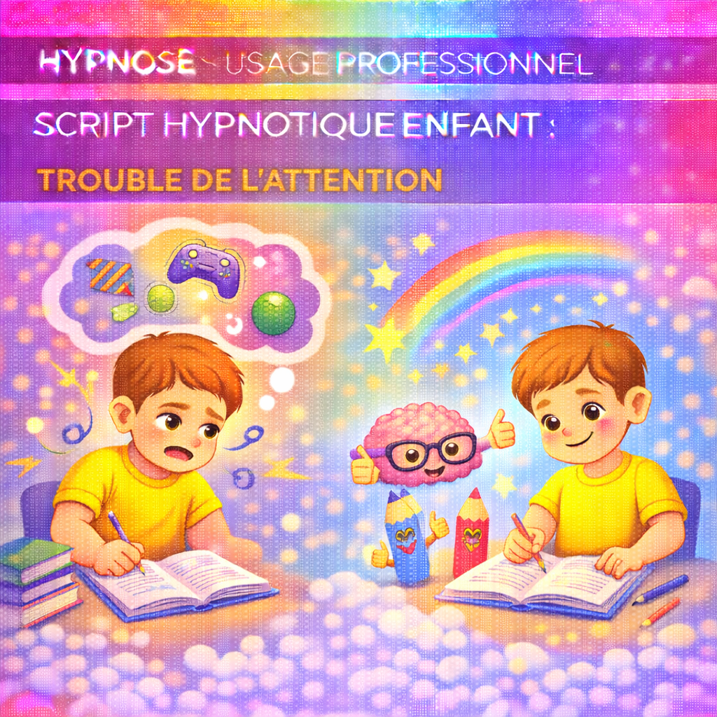 Script hypnotique enfant - trouble de l'attention