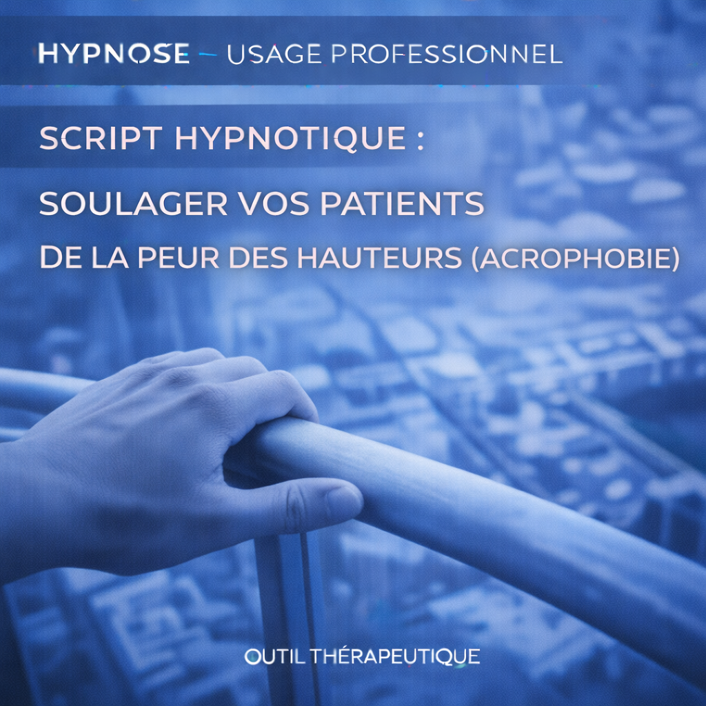 Script hypnotique - soulager vos patients de la peur des hauteurs (acrophobie)