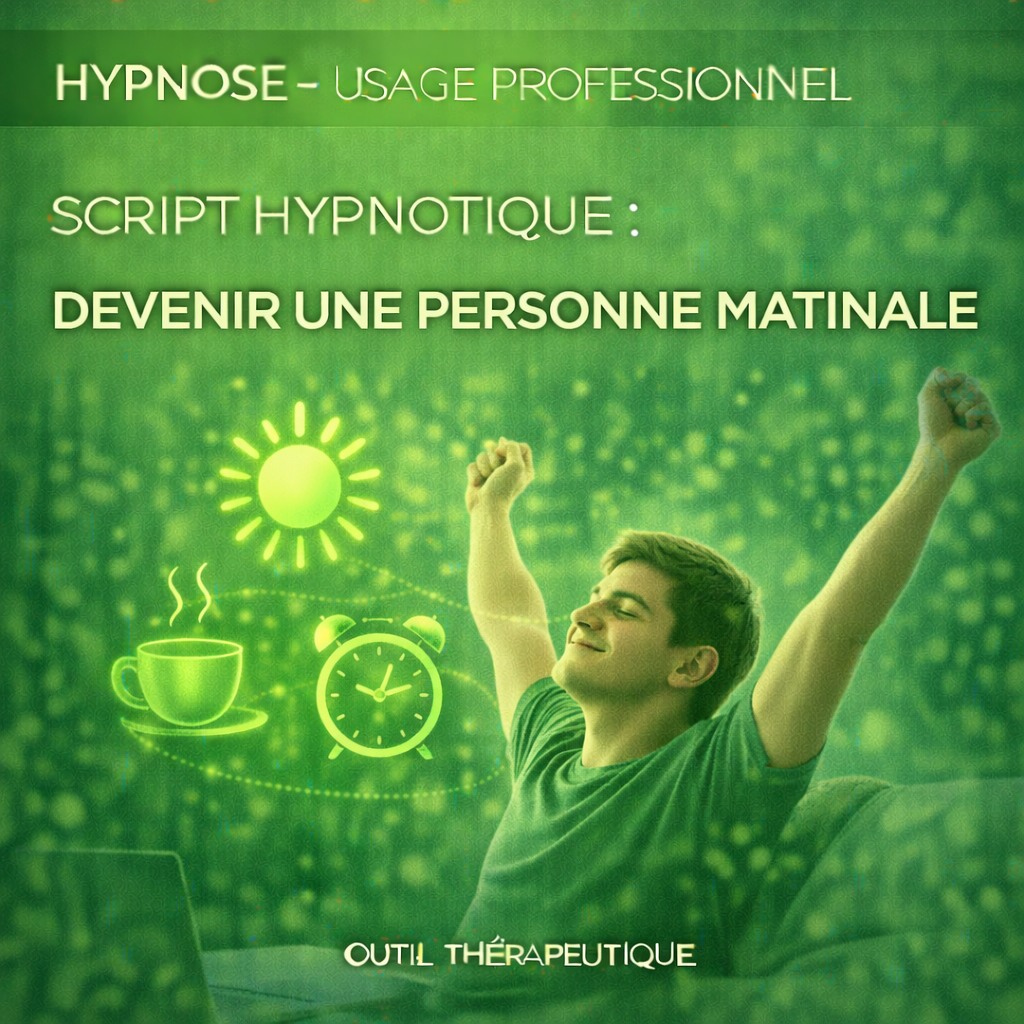 Script hypnotique - devenez une personne matinale