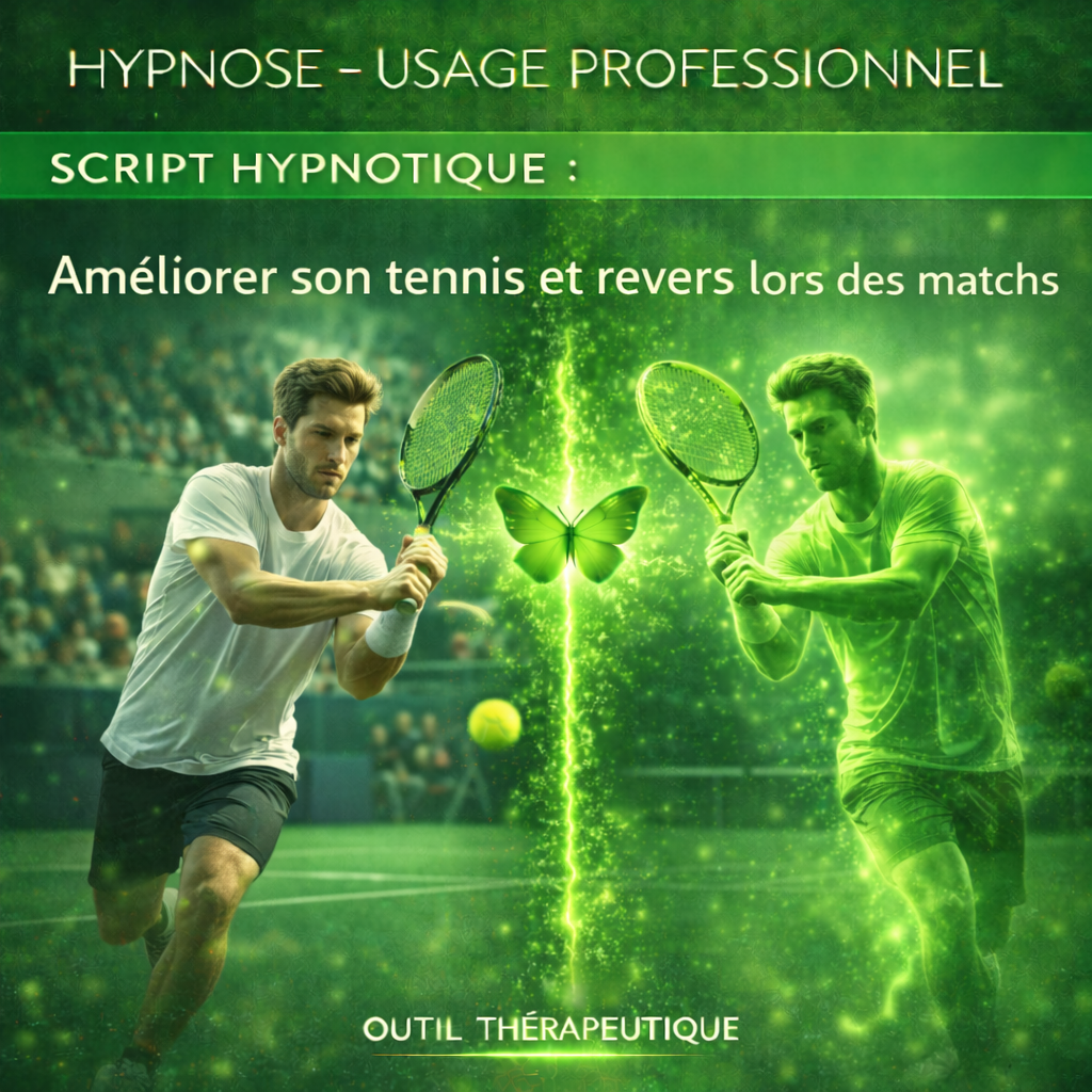 Script hypnotique - améliorer son tennis et revers lors des matchs 