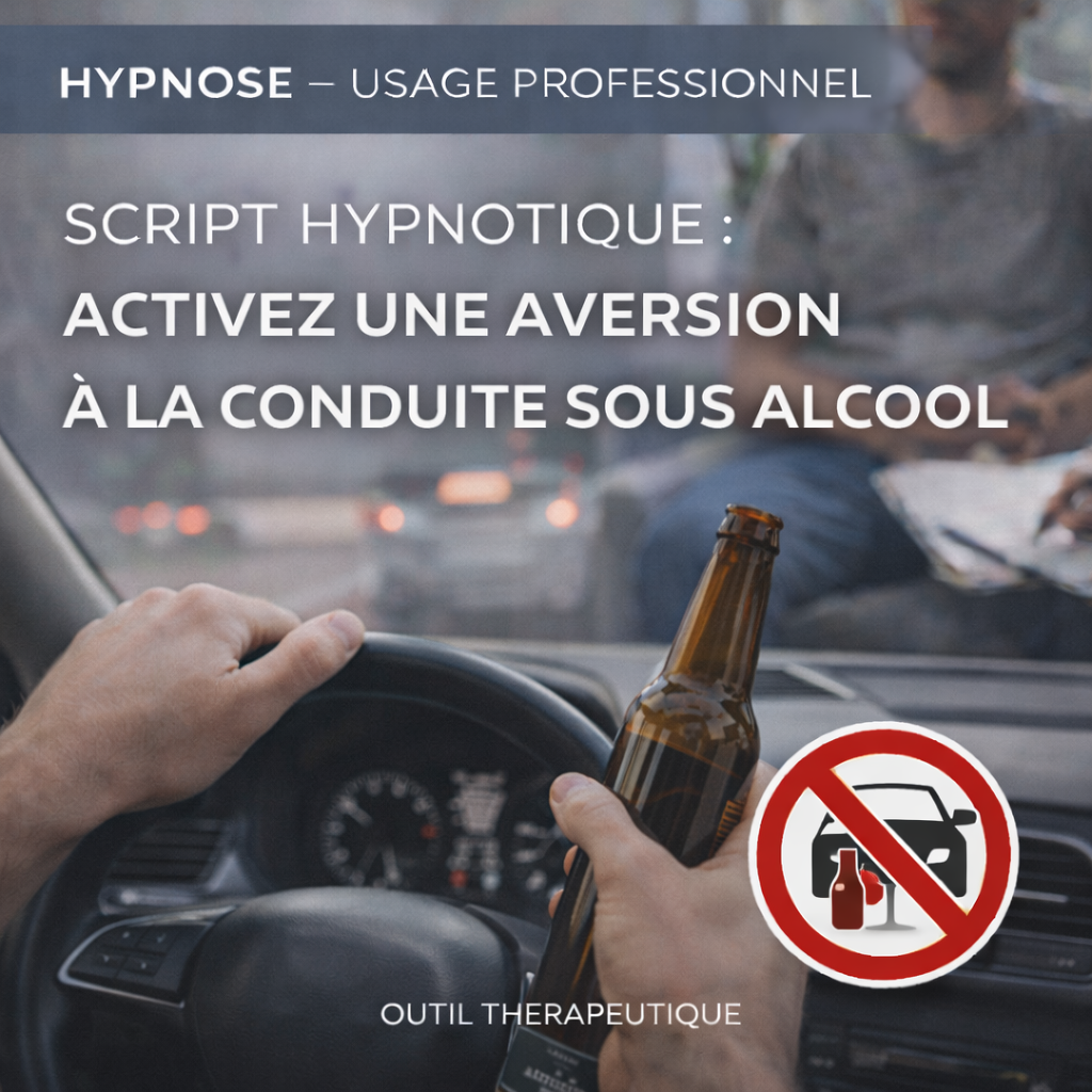 Script hypnotique - activez une aversion à la conduite sous alcool