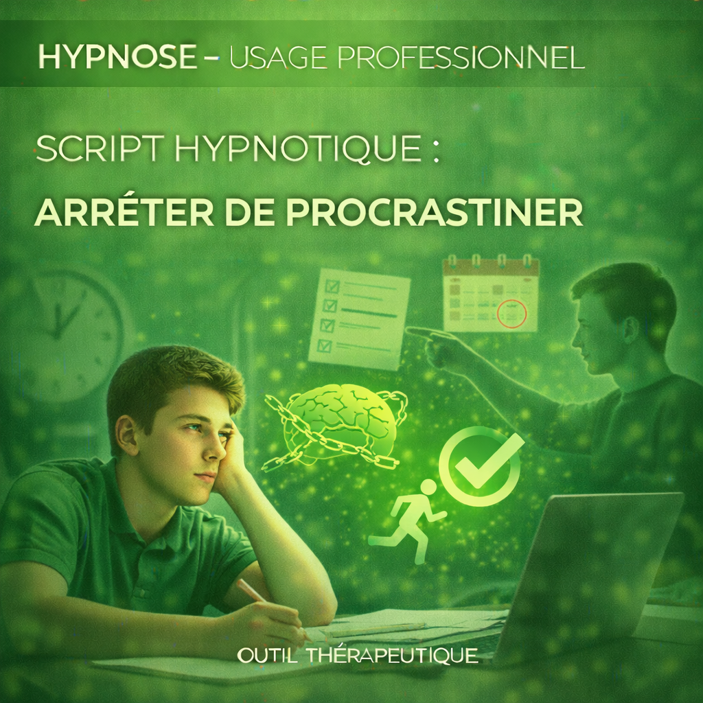 Script hypnotique - arrêter de procrastiner