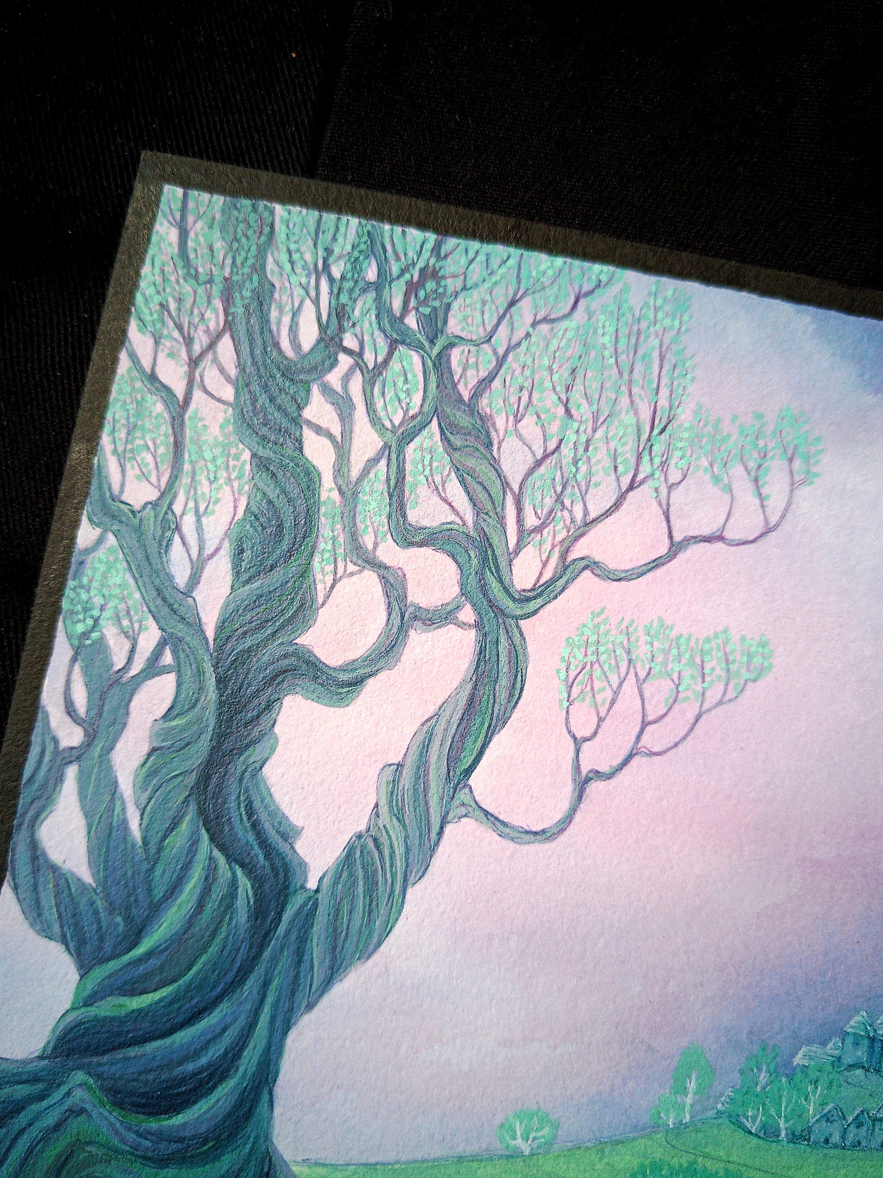 The Years of Rain and Thunder - 21x21cm