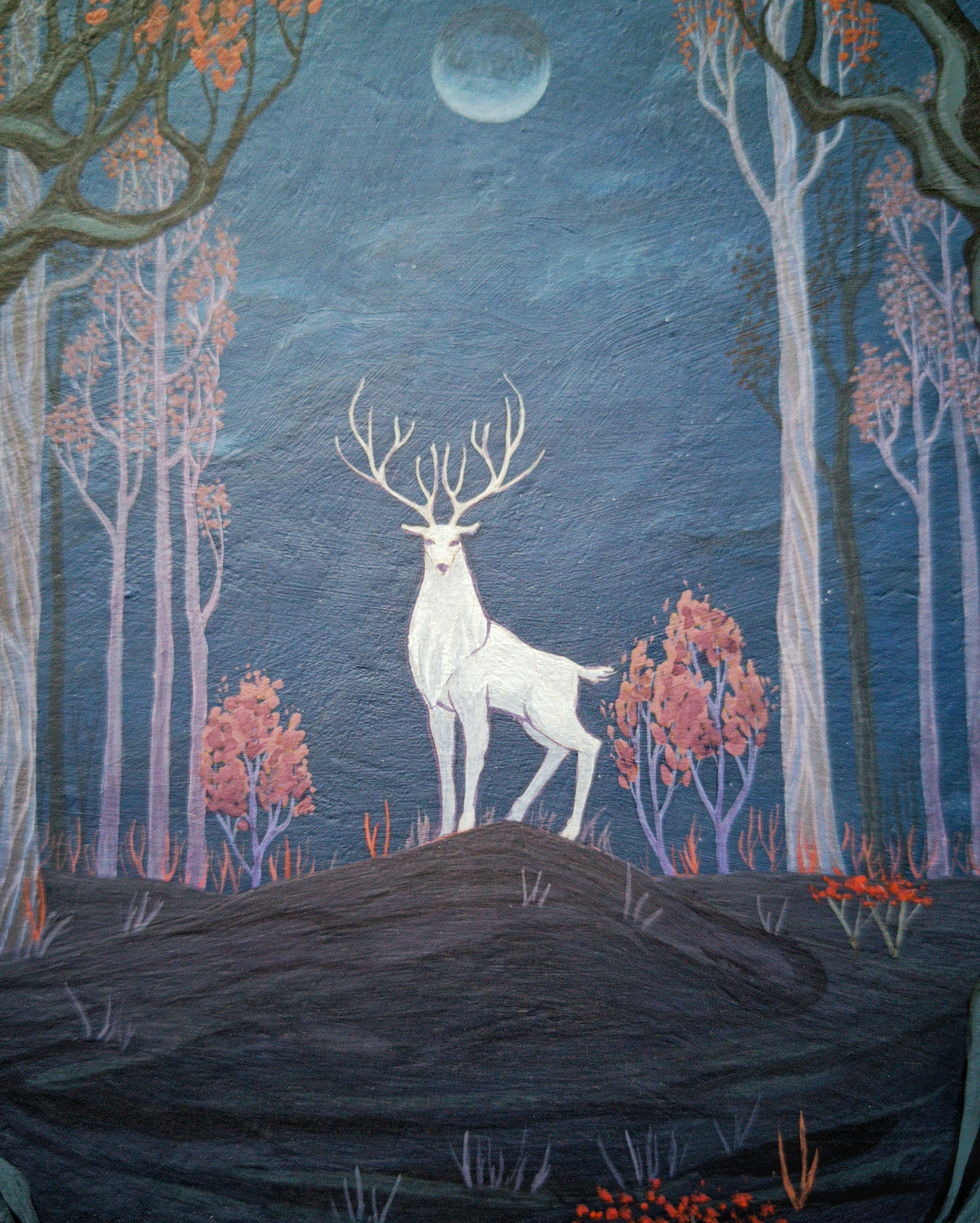 Gardien de la Nuit Bleue - 26 x 22.5 cm