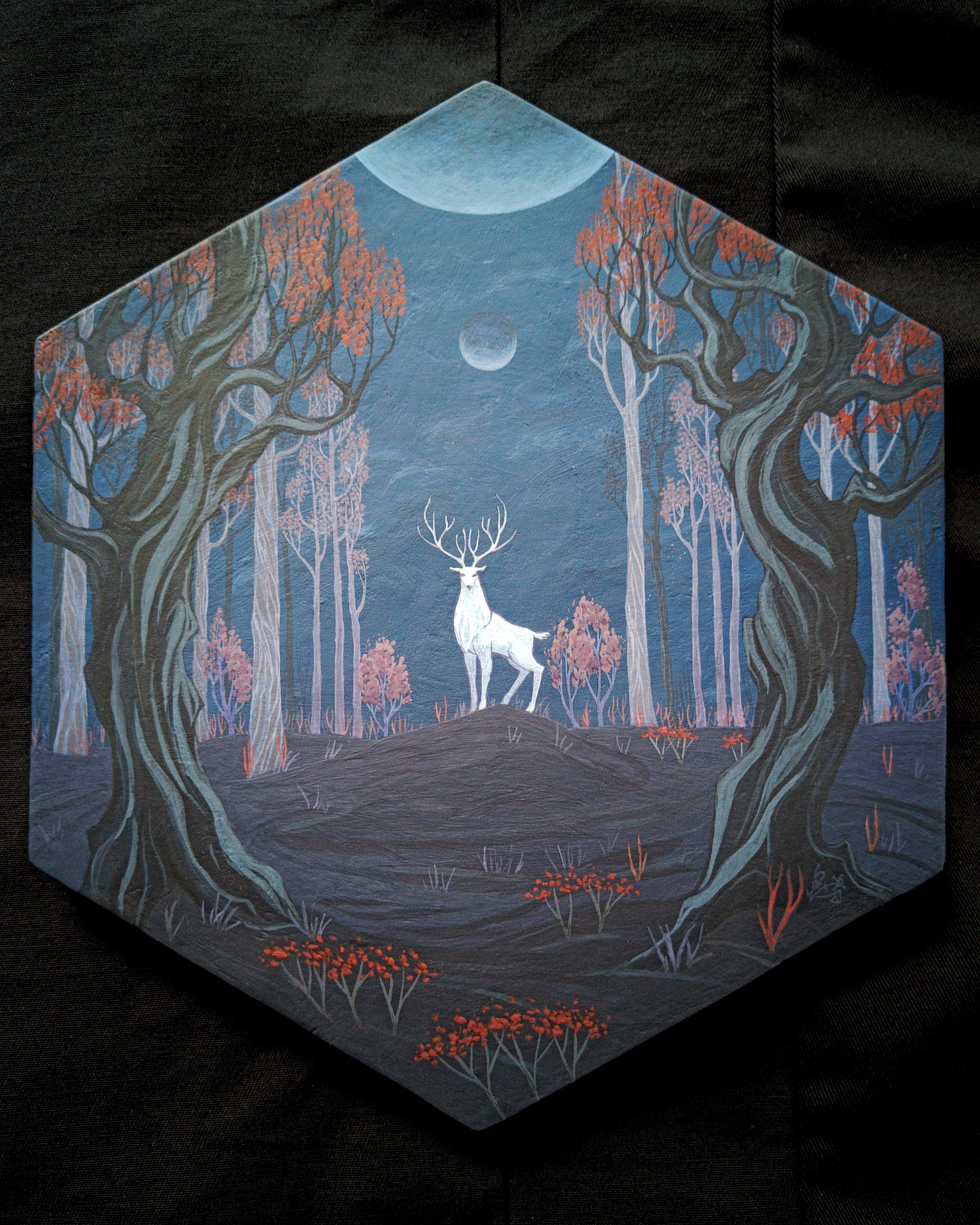 Gardien de la Nuit Bleue - 26 x 22.5 cm