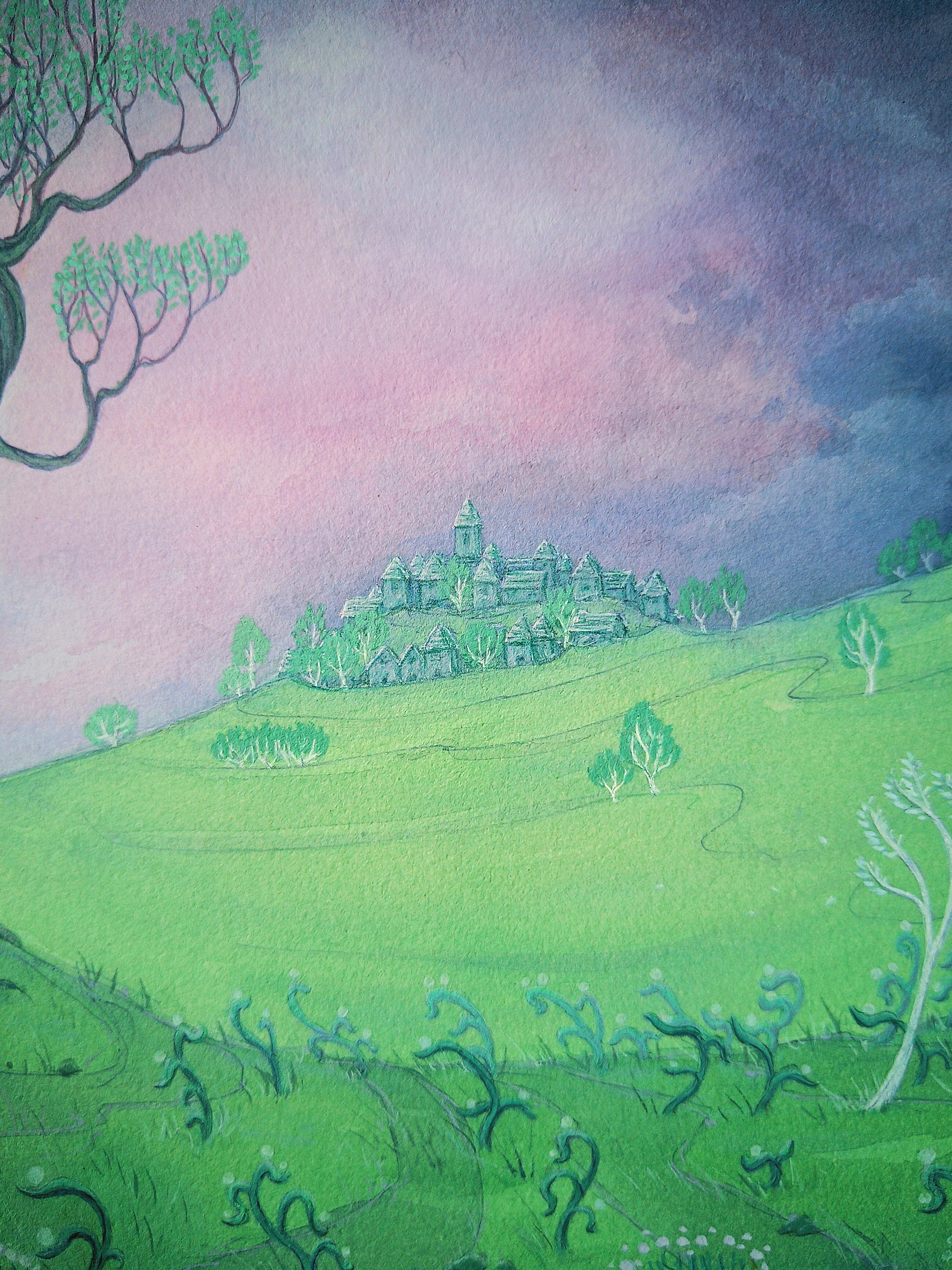 The Years of Rain and Thunder - 21x21cm