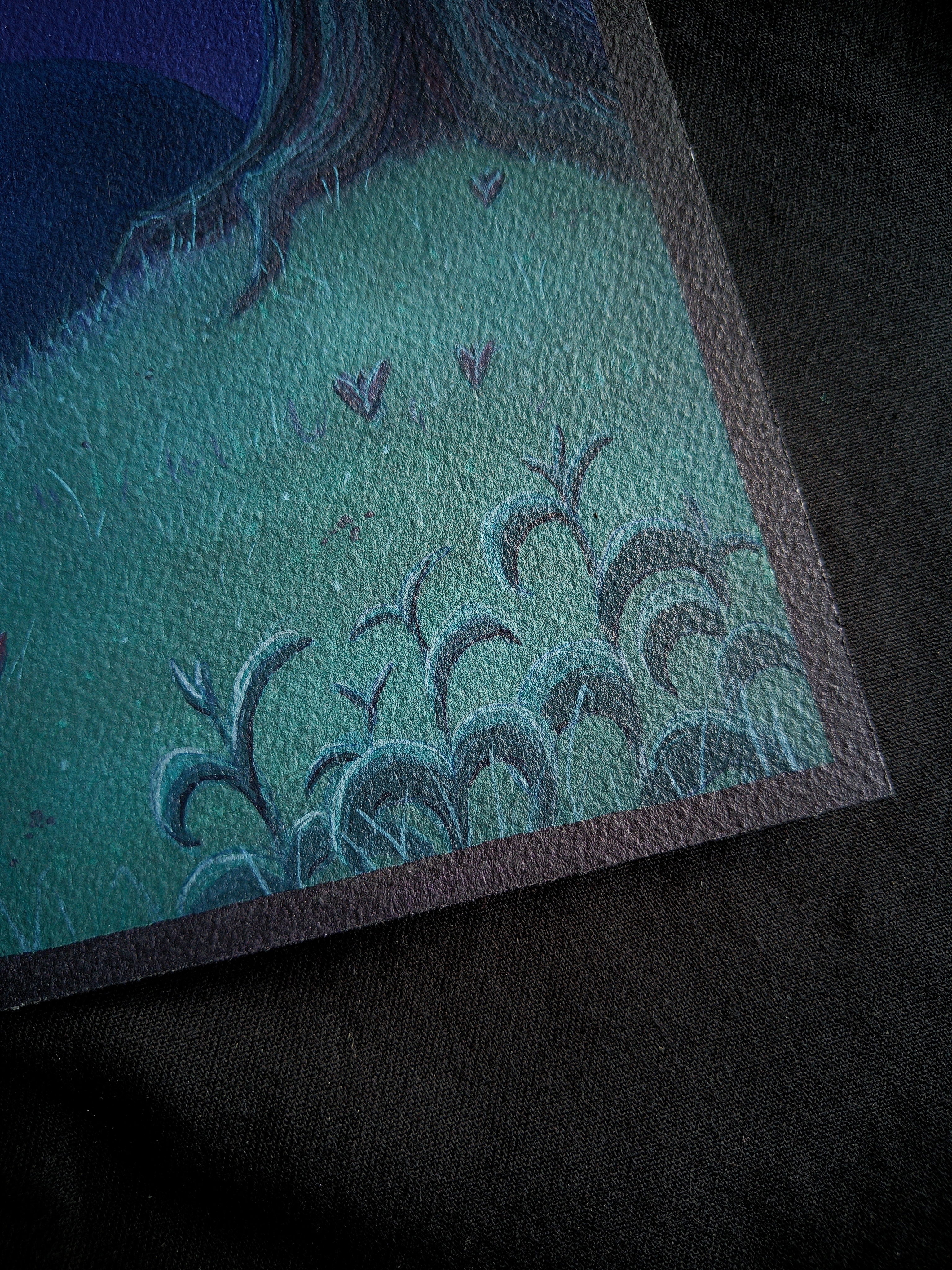 Chêne nocturne - 23 x 31cm