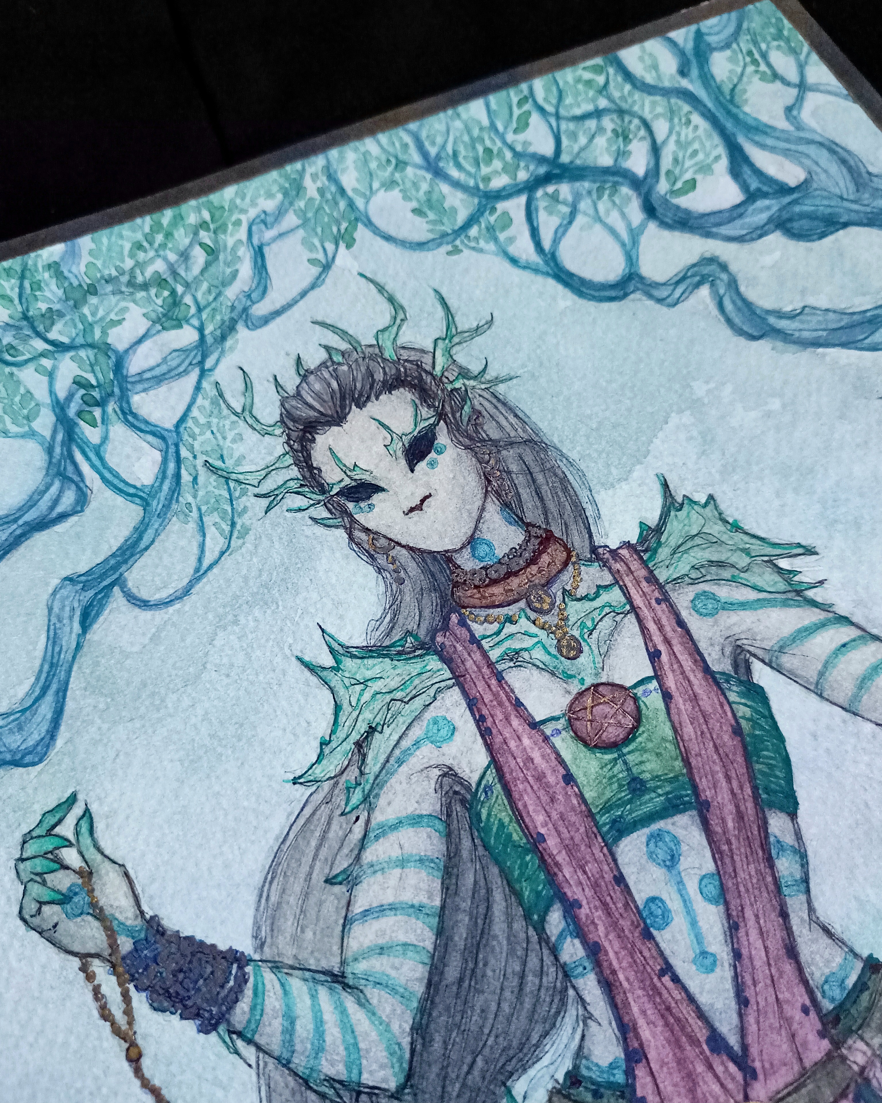 Thiya, Oracle de Maeth - 24x32cm