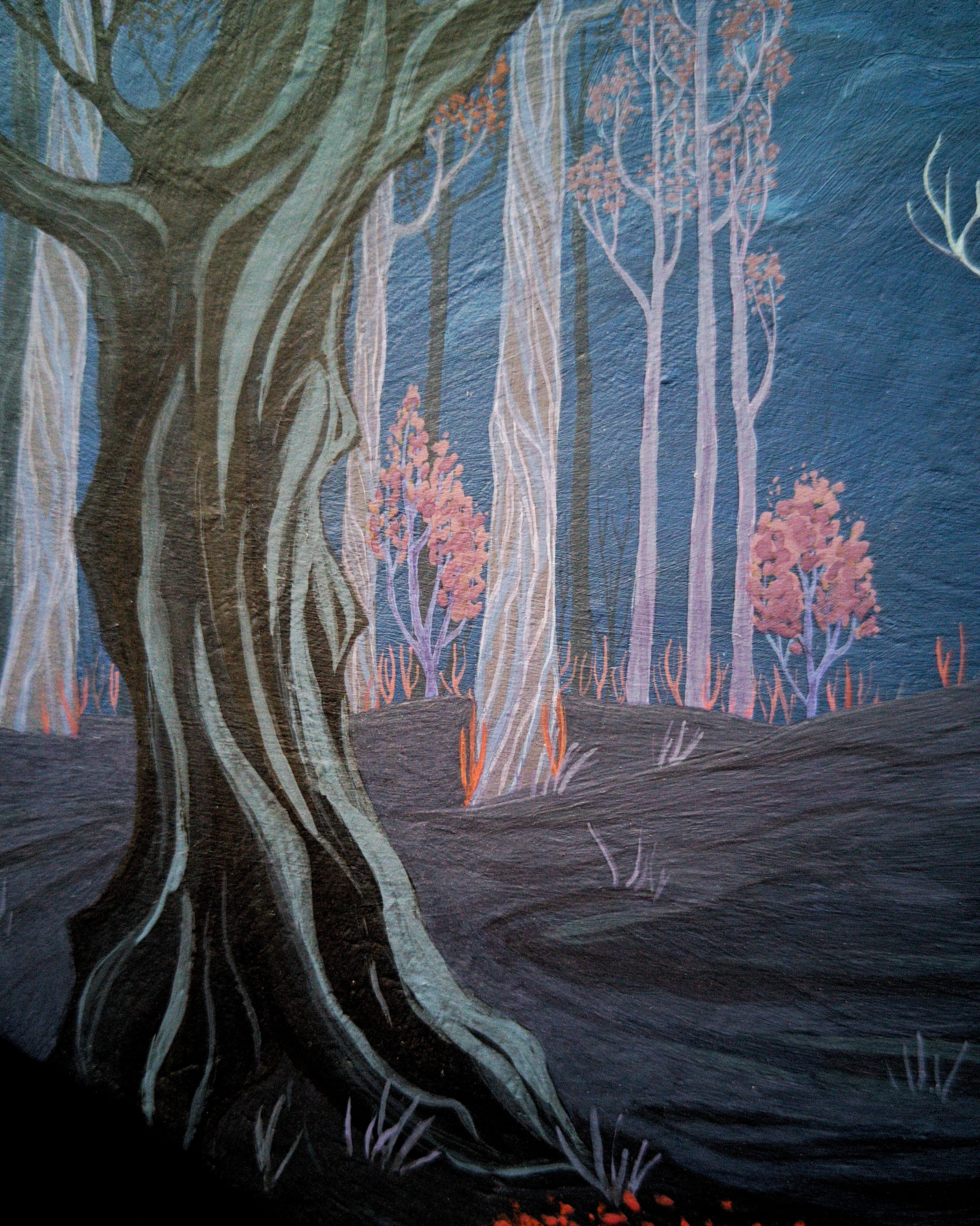 Gardien de la Nuit Bleue - 26 x 22.5 cm