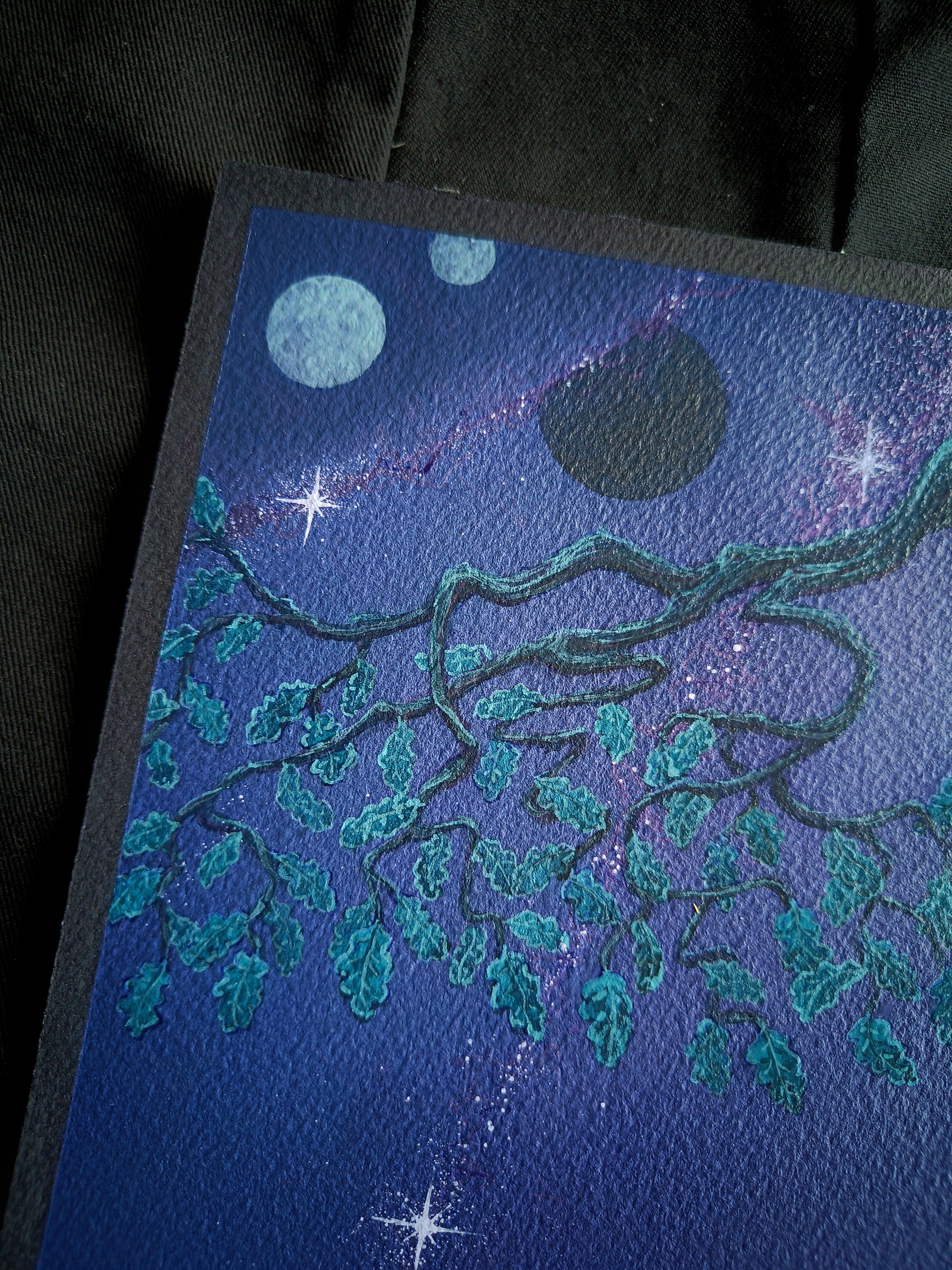 Chêne nocturne - 23 x 31cm