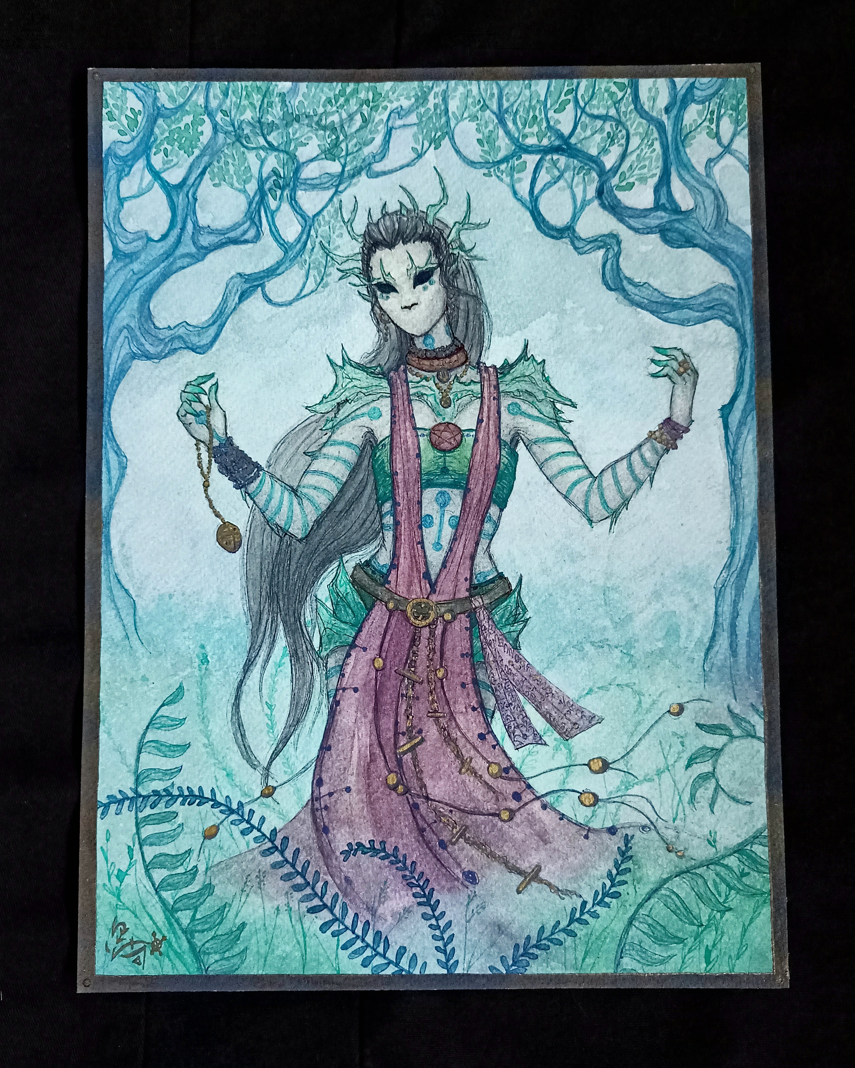 Thiya, Oracle de Maeth - 24x32cm